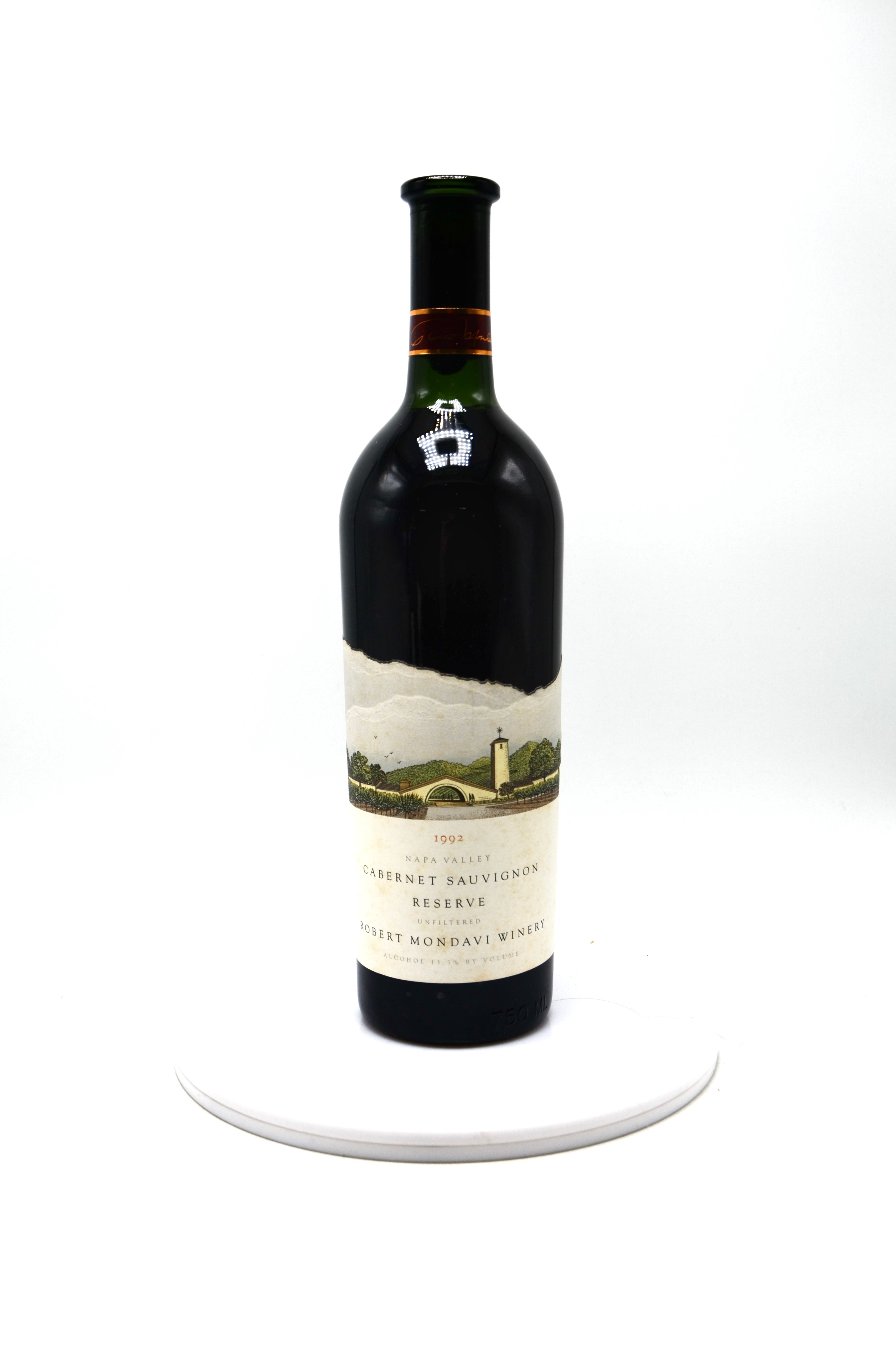 1992 Robert Mondavi Reserve Cabernet Sauvignon, Unfiltered, Napa Valley