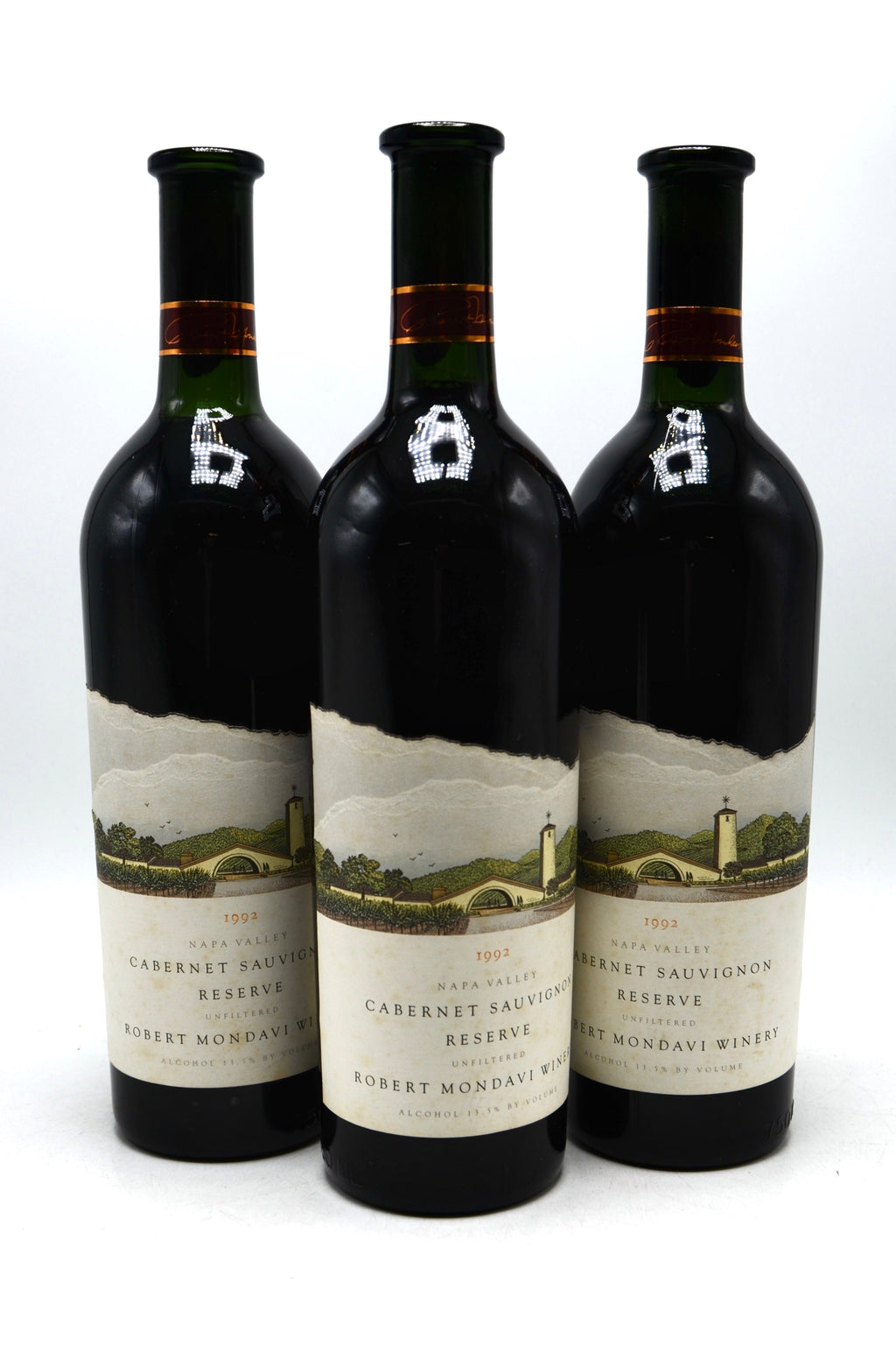 1992 Robert Mondavi Reserve Cabernet Sauvignon, Unfiltered, Napa Valley
