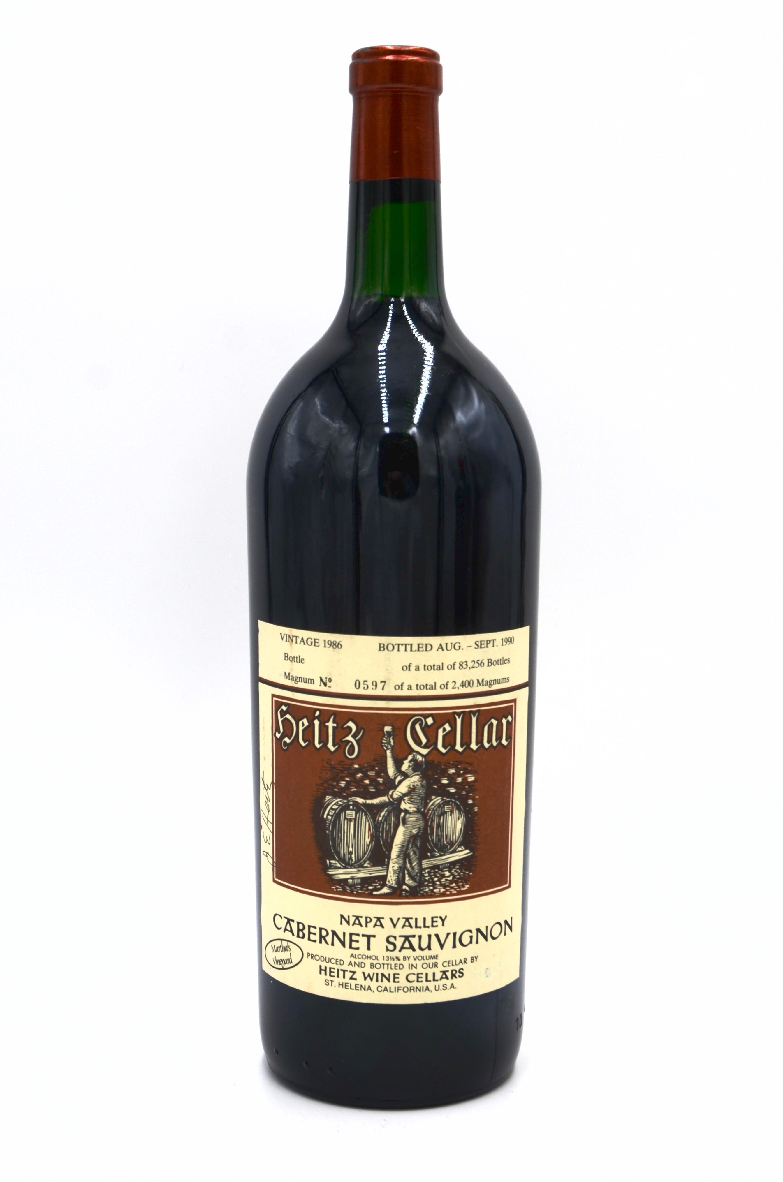 1986 Heitz Cellars Cabernet Sauvignon, Martha's Vineyard, Napa Valley (magnum)