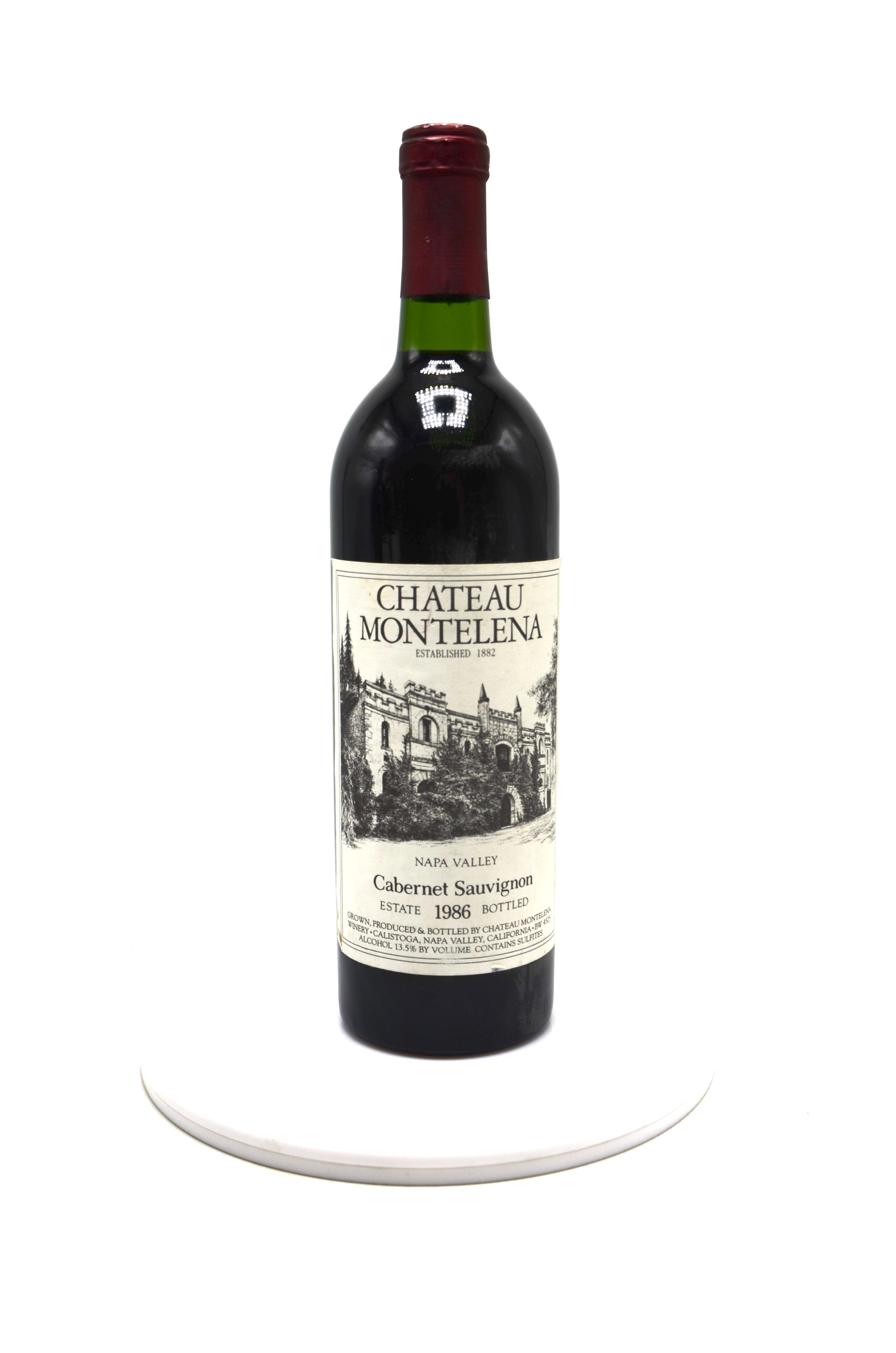 1986 Chateau Montelena Estate Cabernet Sauvignon, Napa Valley
