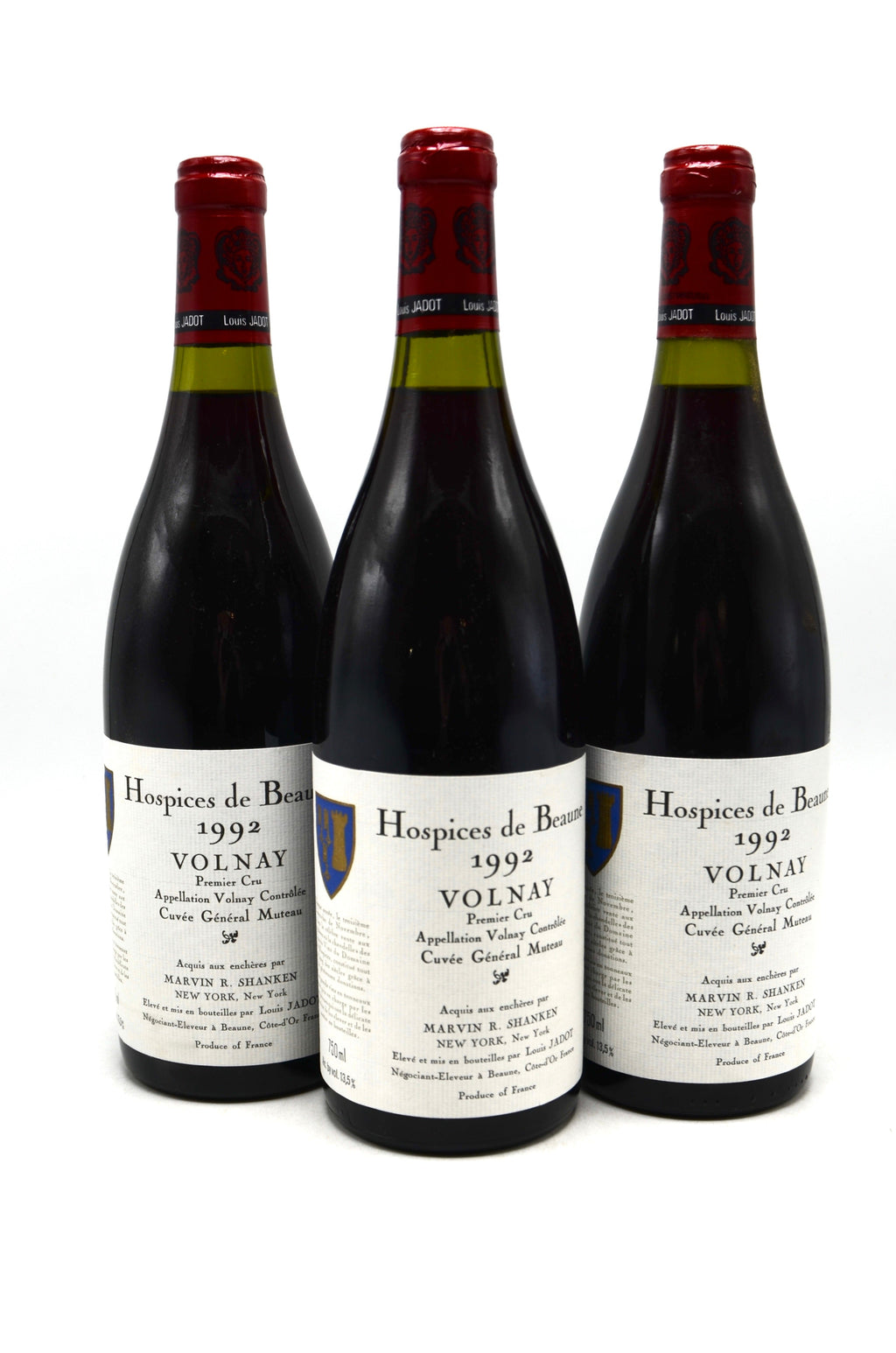 1992 Louis Jadot Hospices de Beaune Volnay, Cuvée General Muteau, Premier Cru