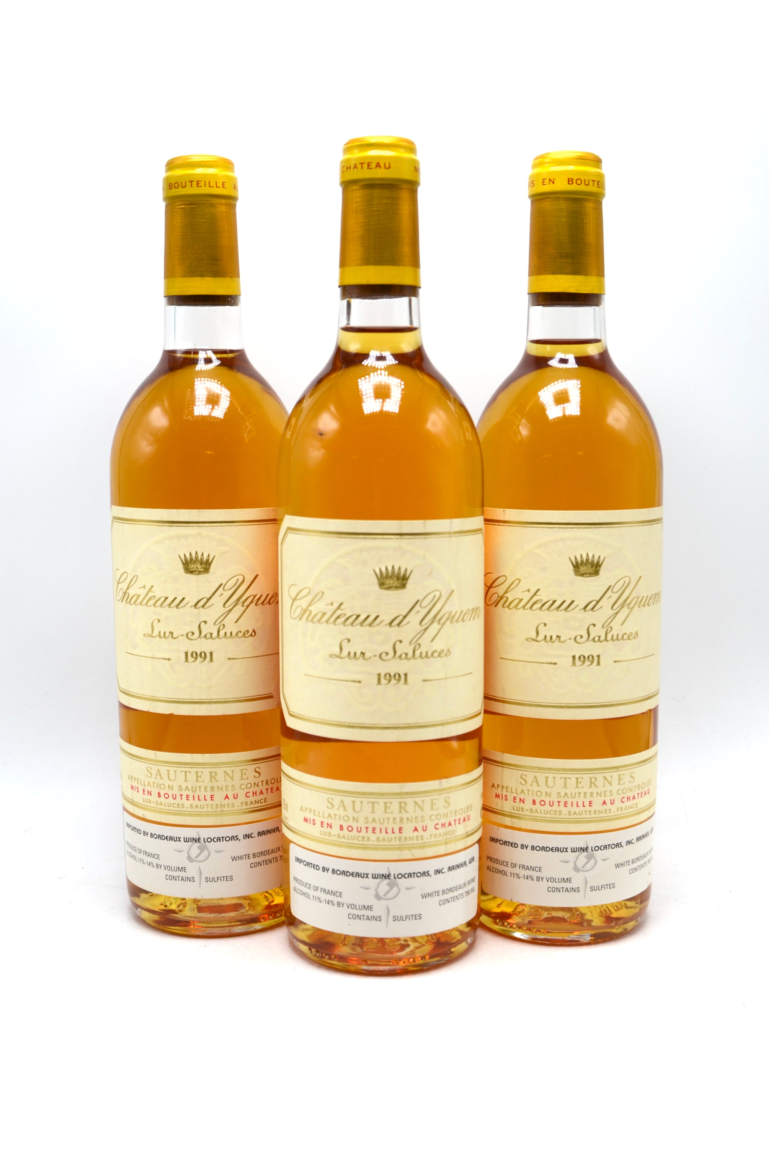 1991 Chateau d'Yquem, Sauternes