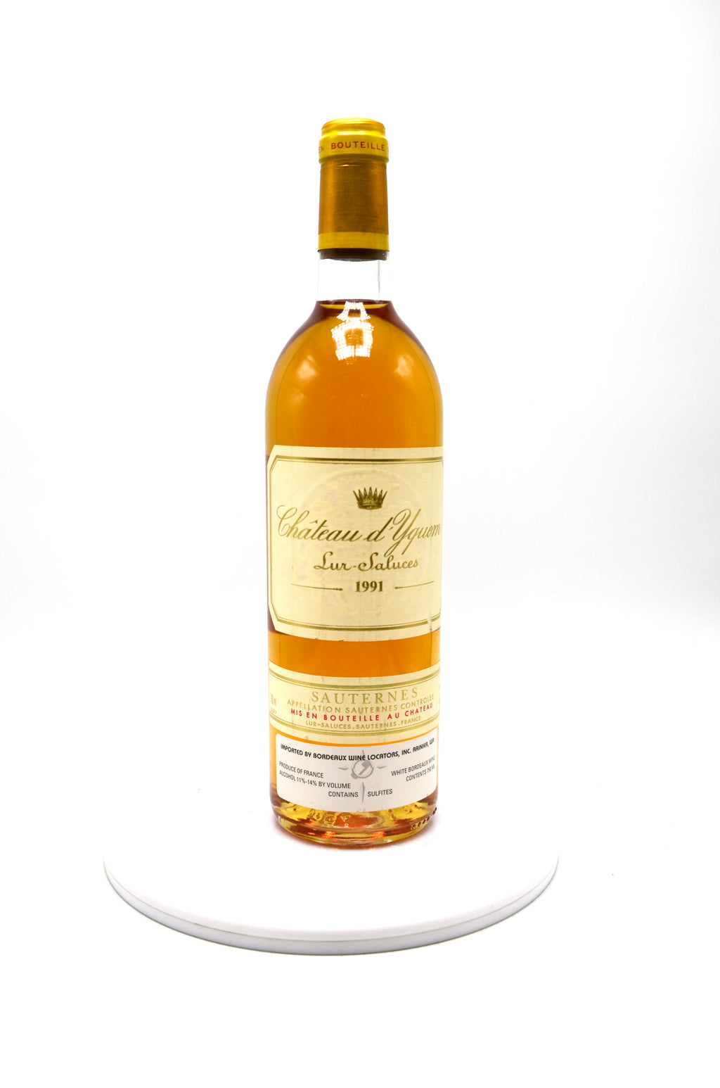 1991 Chateau d'Yquem, Sauternes