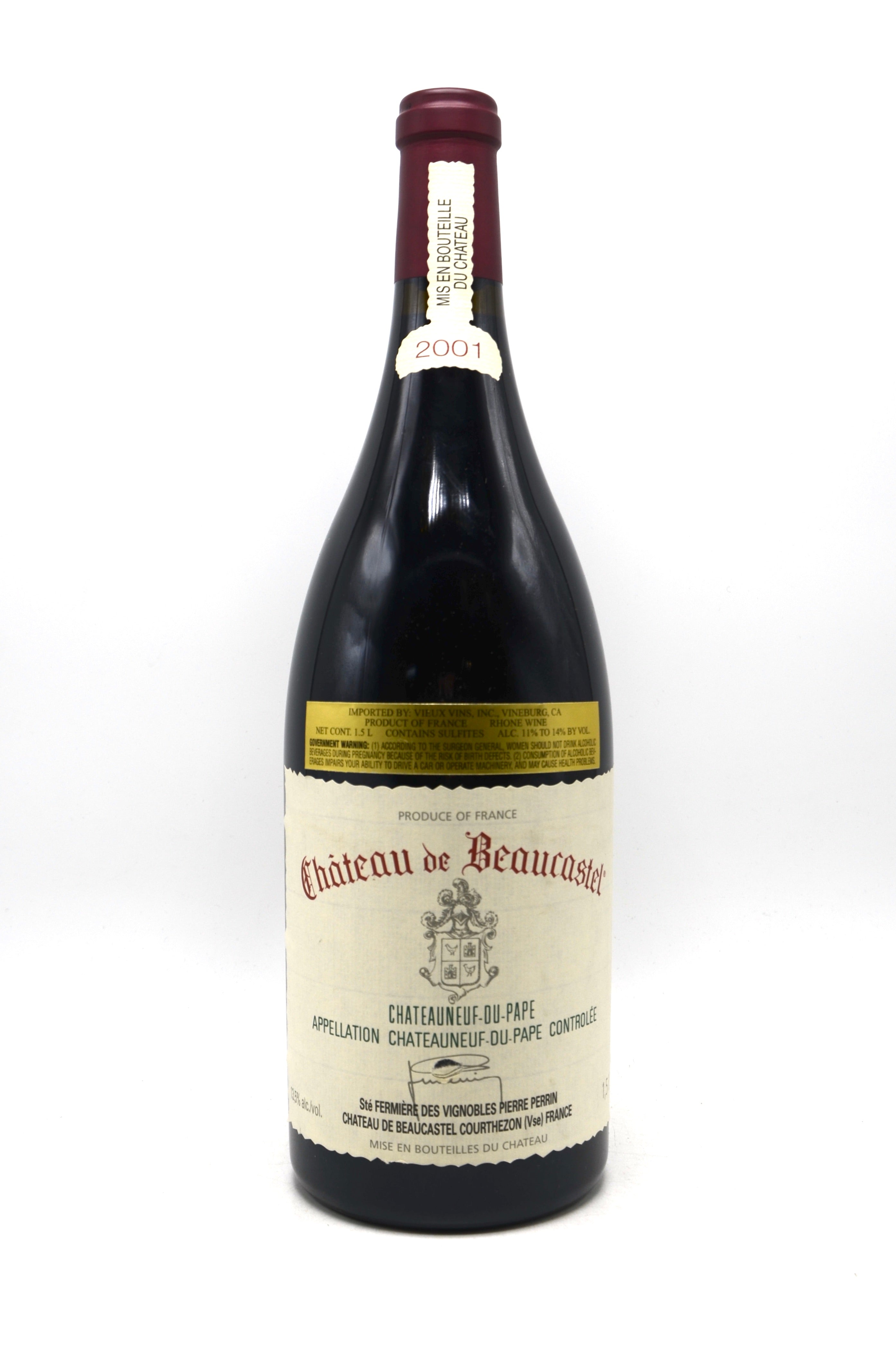 2001 Chateau de Beaucastel, Chateauneuf du Pape (magnum)