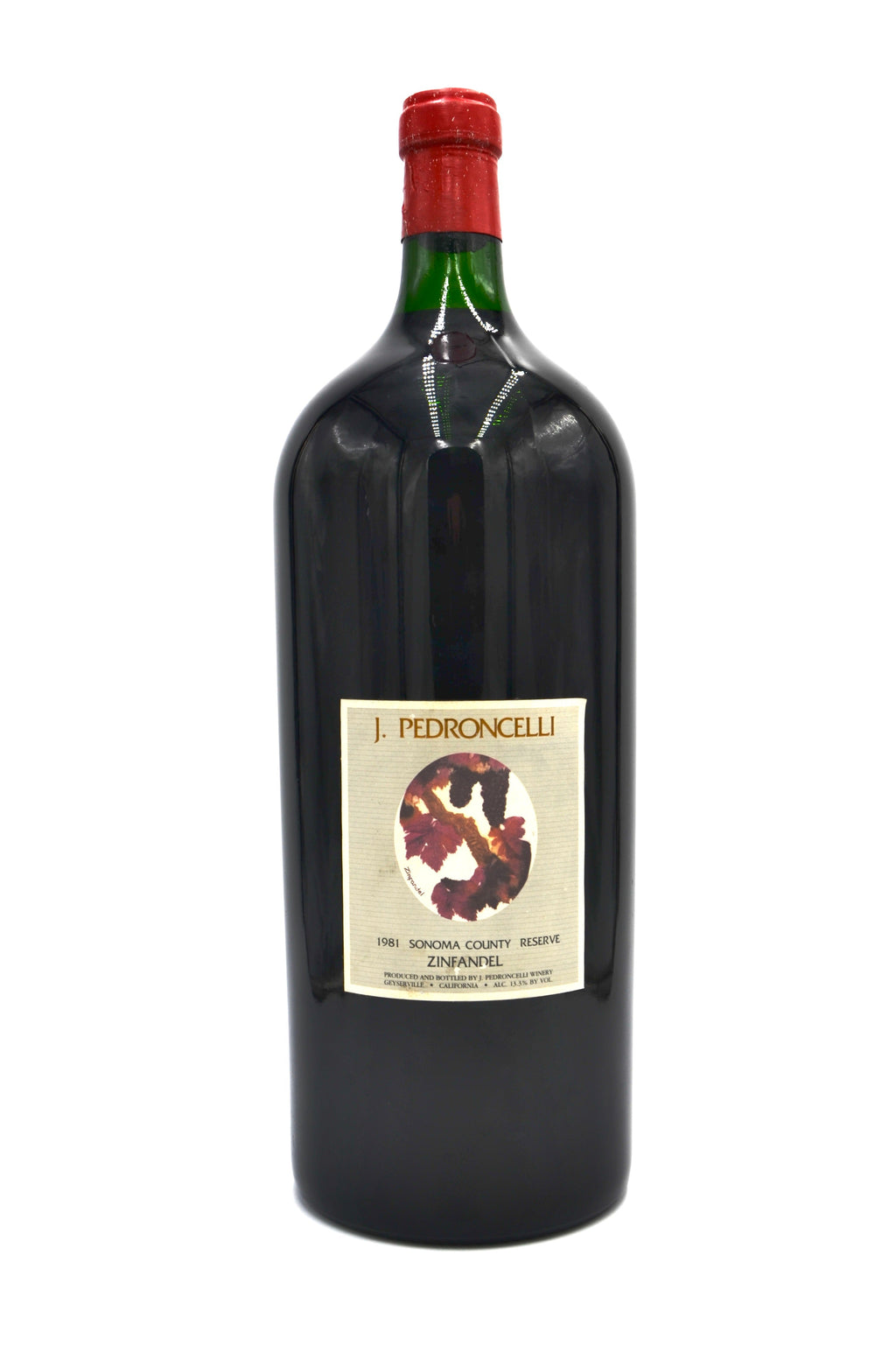 1981 J. Pedroncelli Winery Reserve Zinfandel, Sonoma County (6-Liter)