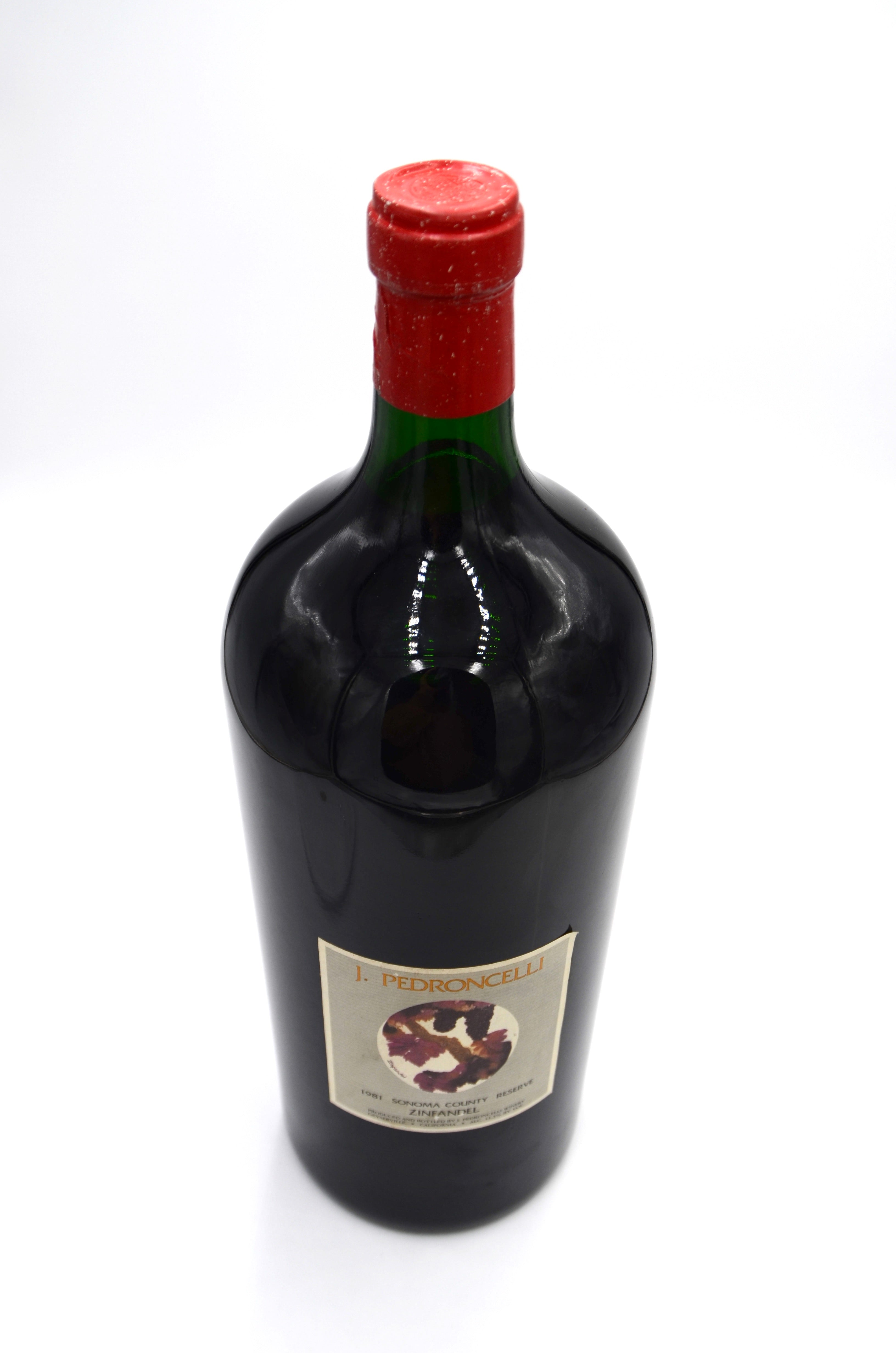 1981 J. Pedroncelli Winery Reserve Zinfandel, Sonoma County (6-Liter)