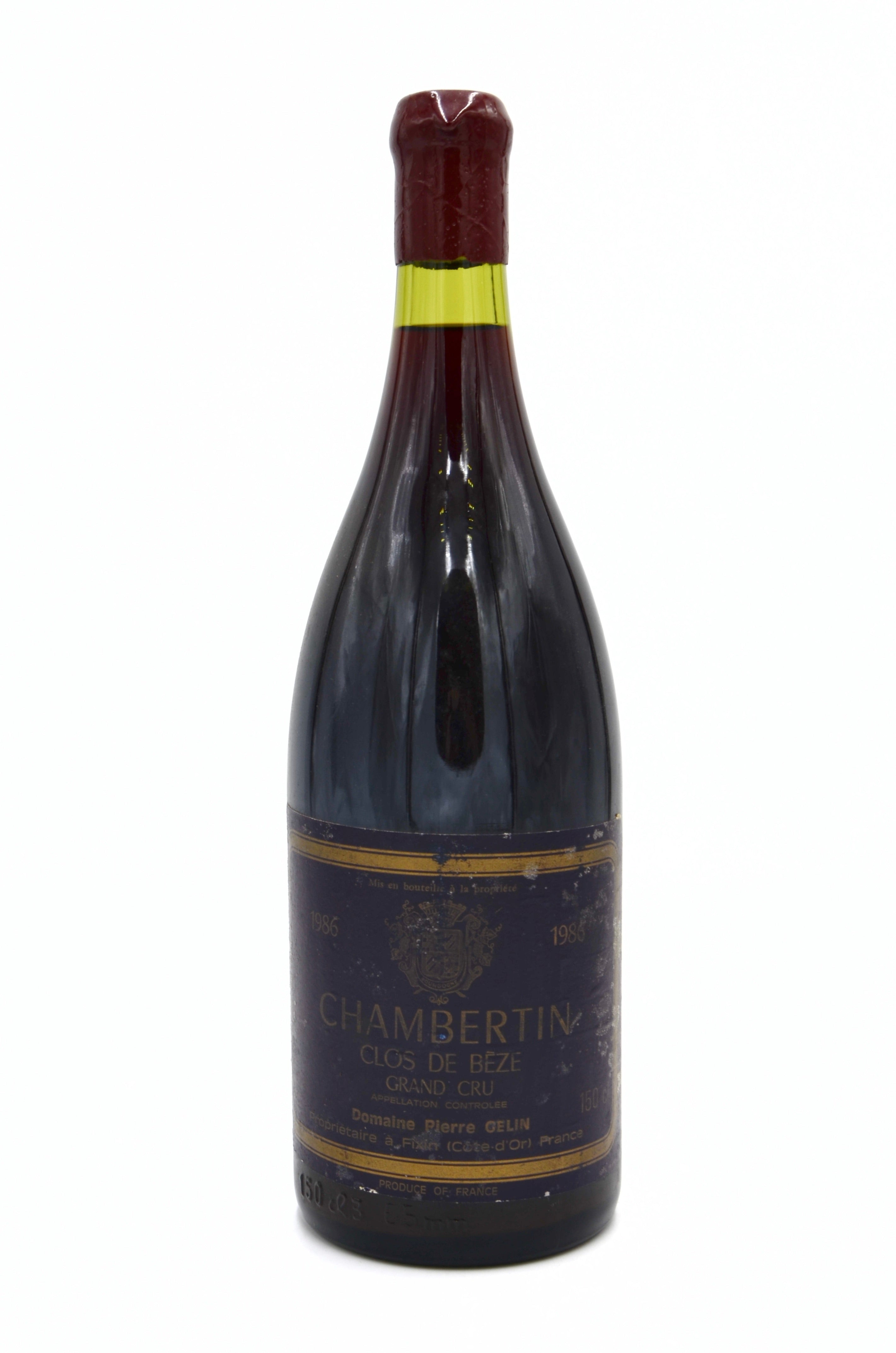 1986 Domaine Pierre Gelin Chambertin, Clos de Beze, Grand Cru (magnum)