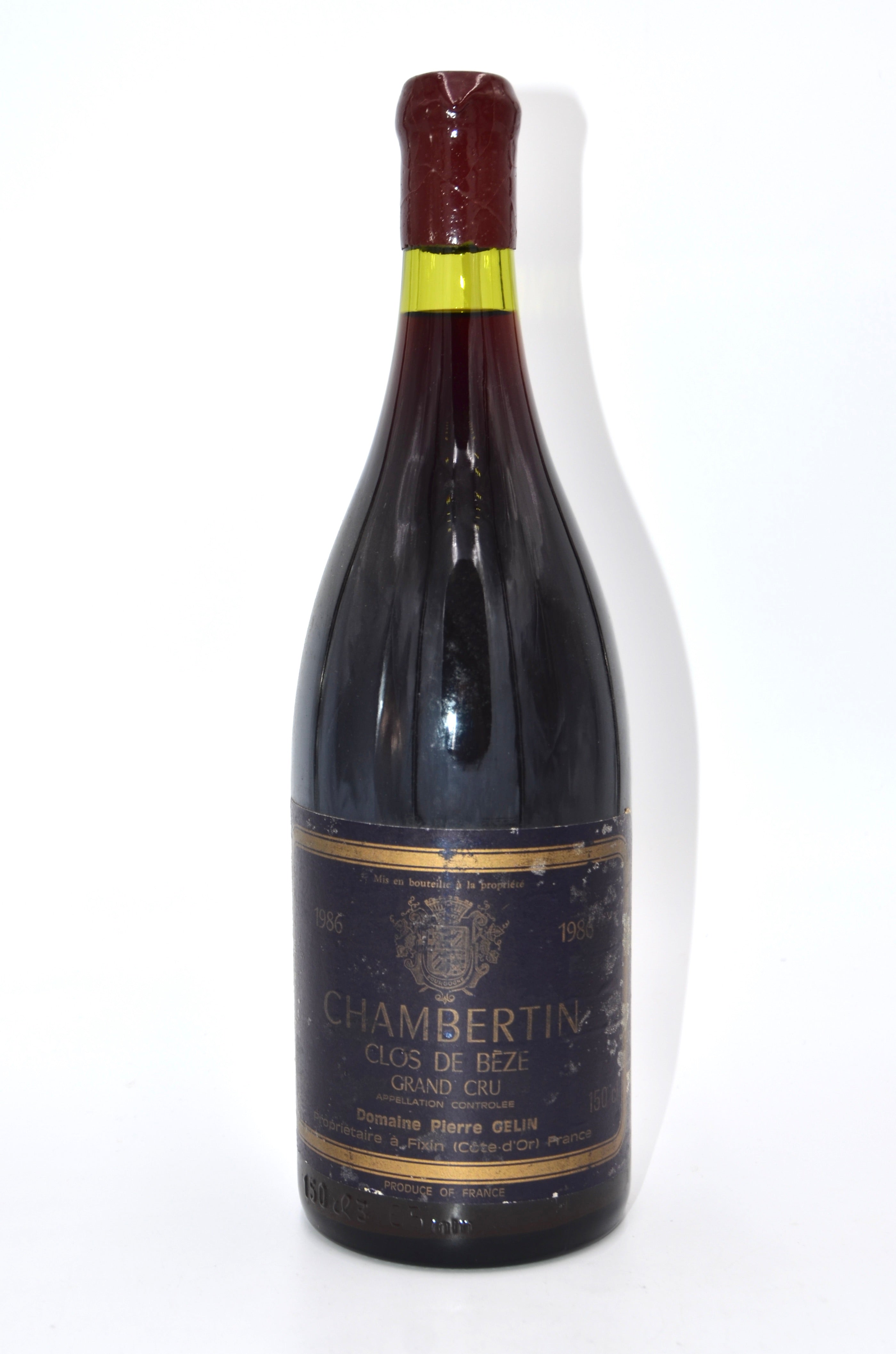 1986 Domaine Pierre Gelin Chambertin, Clos de Beze, Grand Cru (magnum)