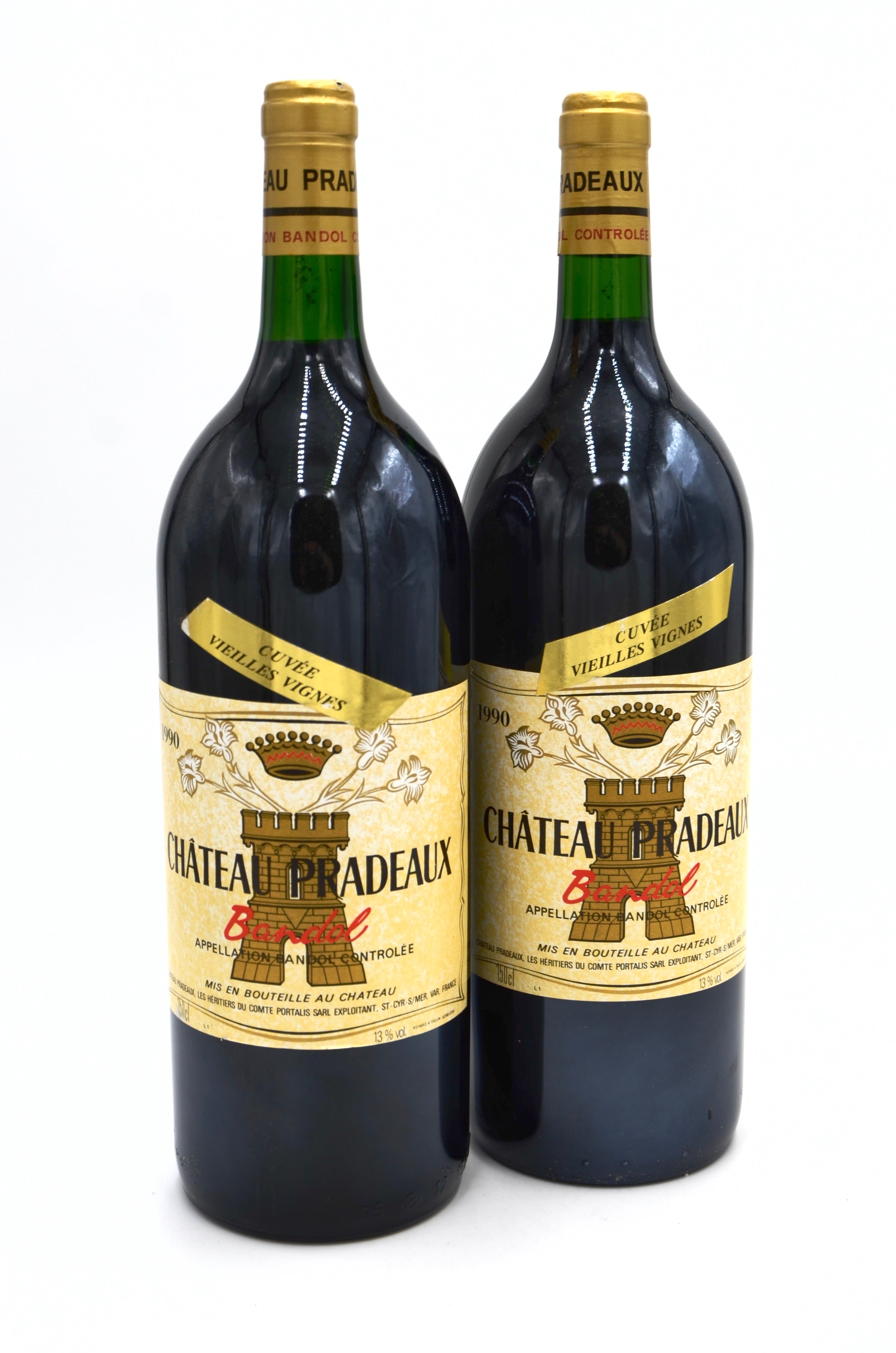 1990 Chateau Pradeaux Bandol, Cuvee Vieilles Vignes (magnum)
