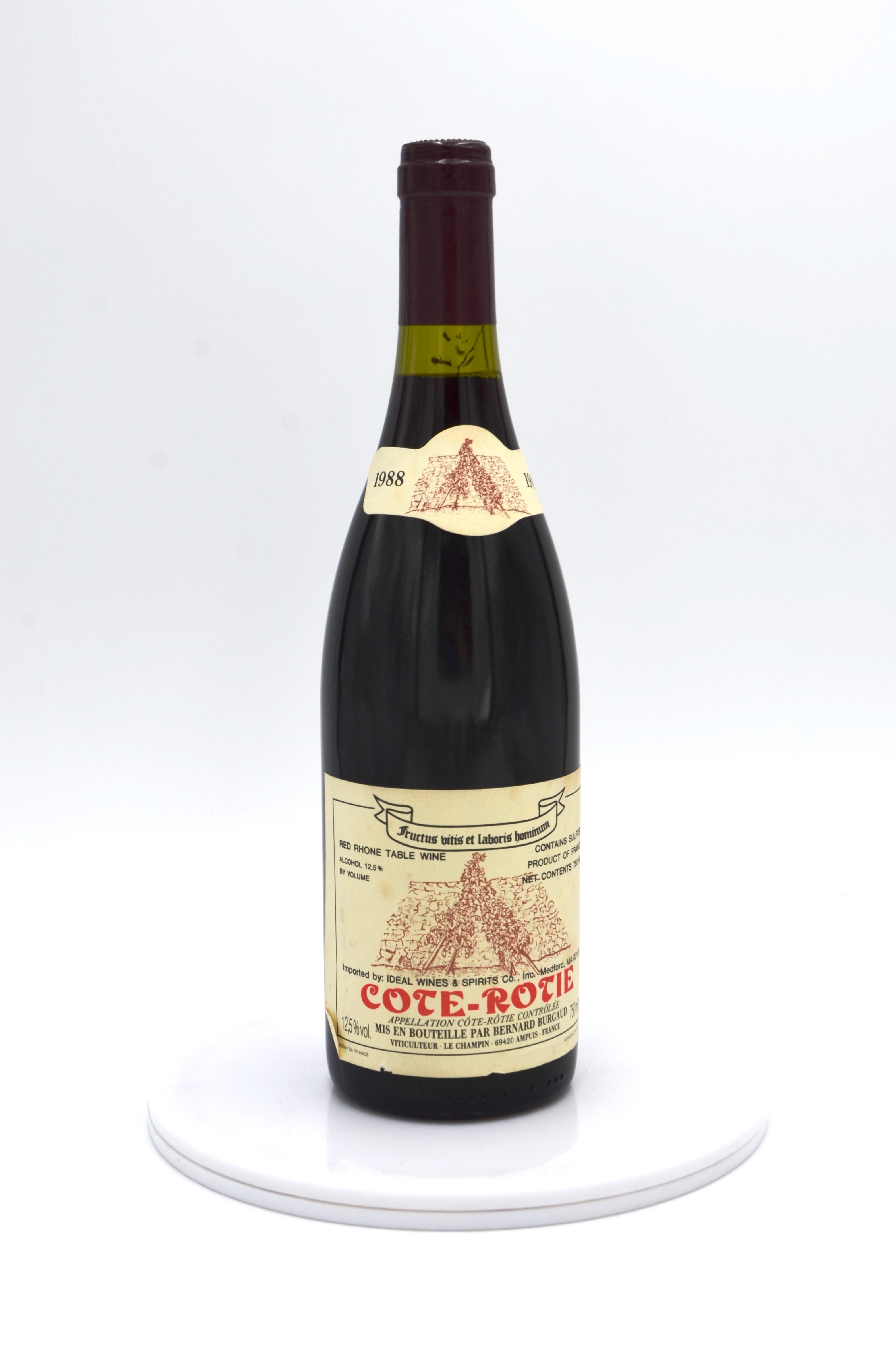 1988 Domaine Bernard Burgaud Côte-Rôtie, Rhone