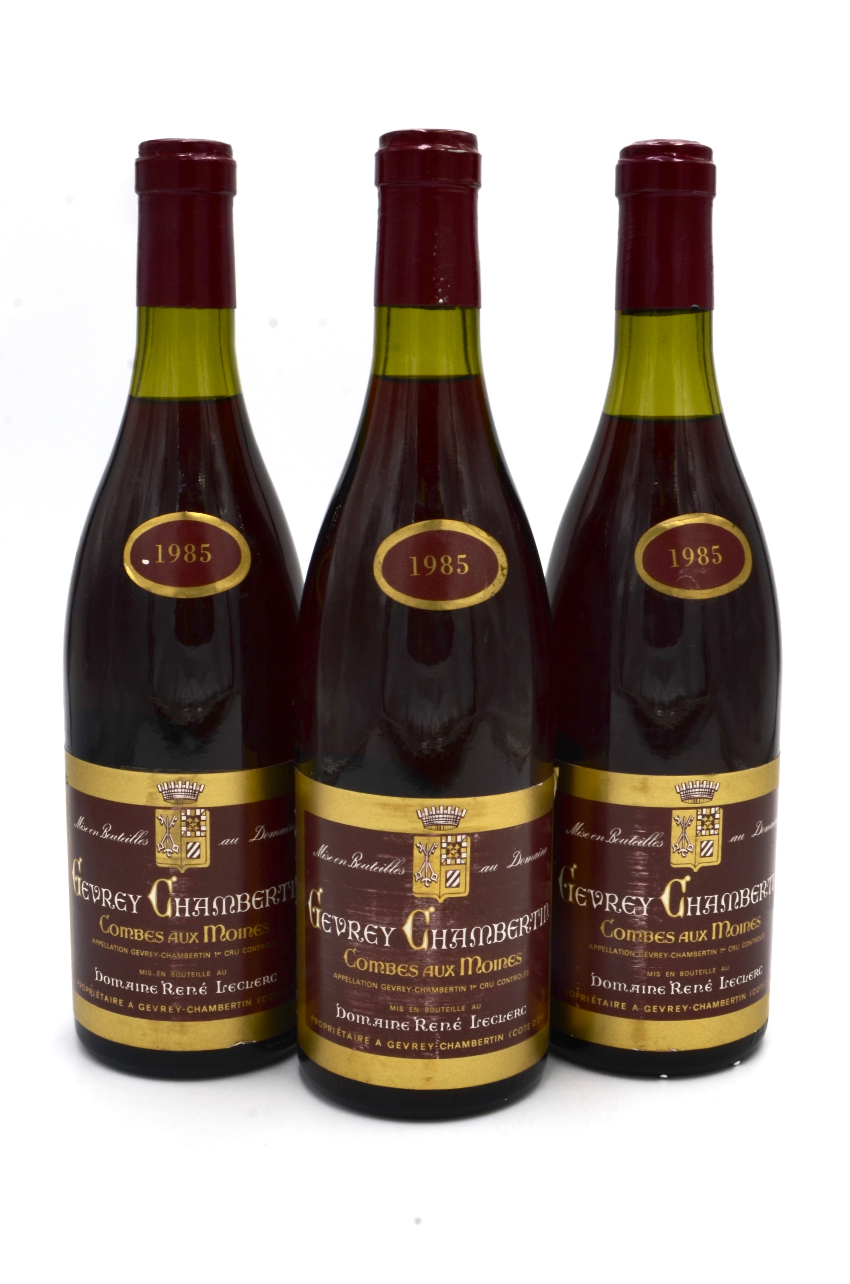 1985 Domaine Rene LeClerc Gevrey-Chambertin, Combe Aux Moines, Premier Cru