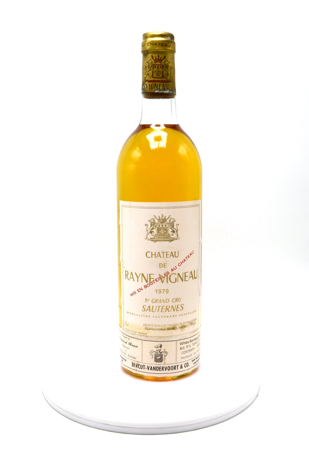 1979 Chateau de Rayne Vigneau, Sauternes