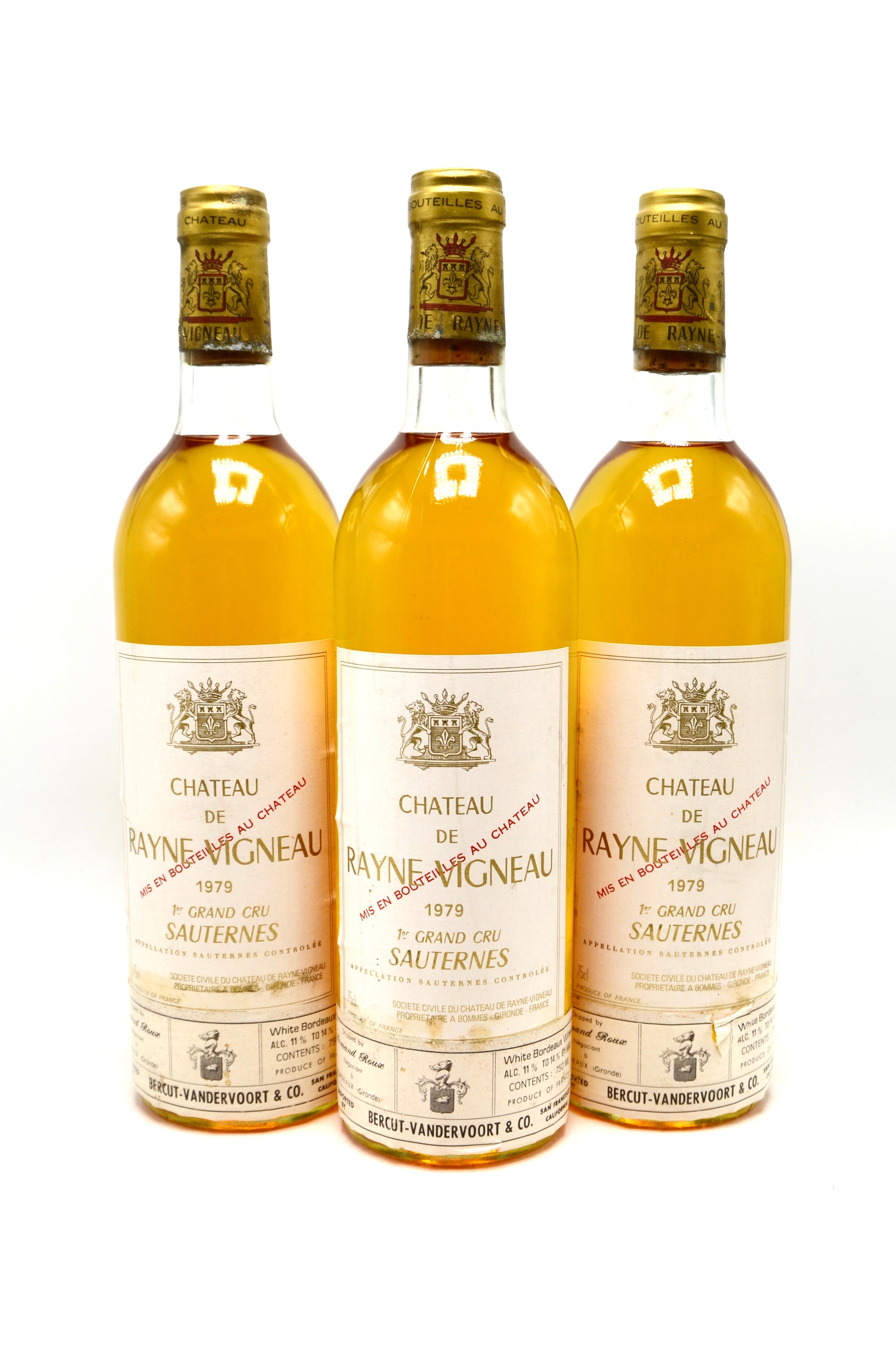 1979 Chateau de Rayne Vigneau, Sauternes