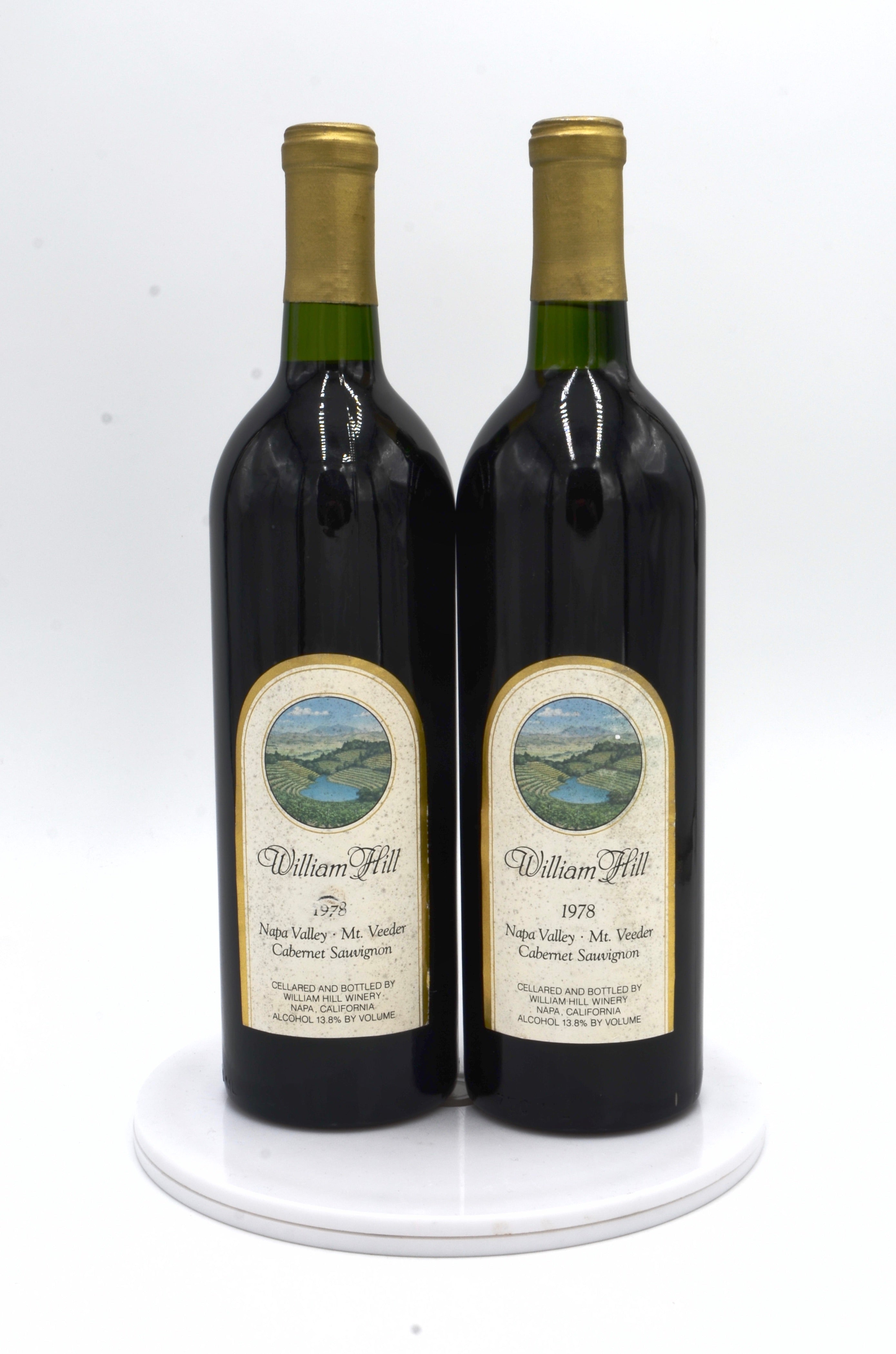 1978 William Hill Cabernet Sauvignon, Mt. Veeder, Napa Valley