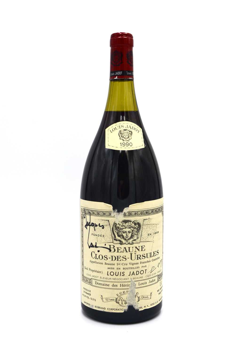 1990 Louis Jadot (Domaine des Heritiers) Beaune Rouge, Clos-des-Ursules, Monopole Premier Cru (magnum)