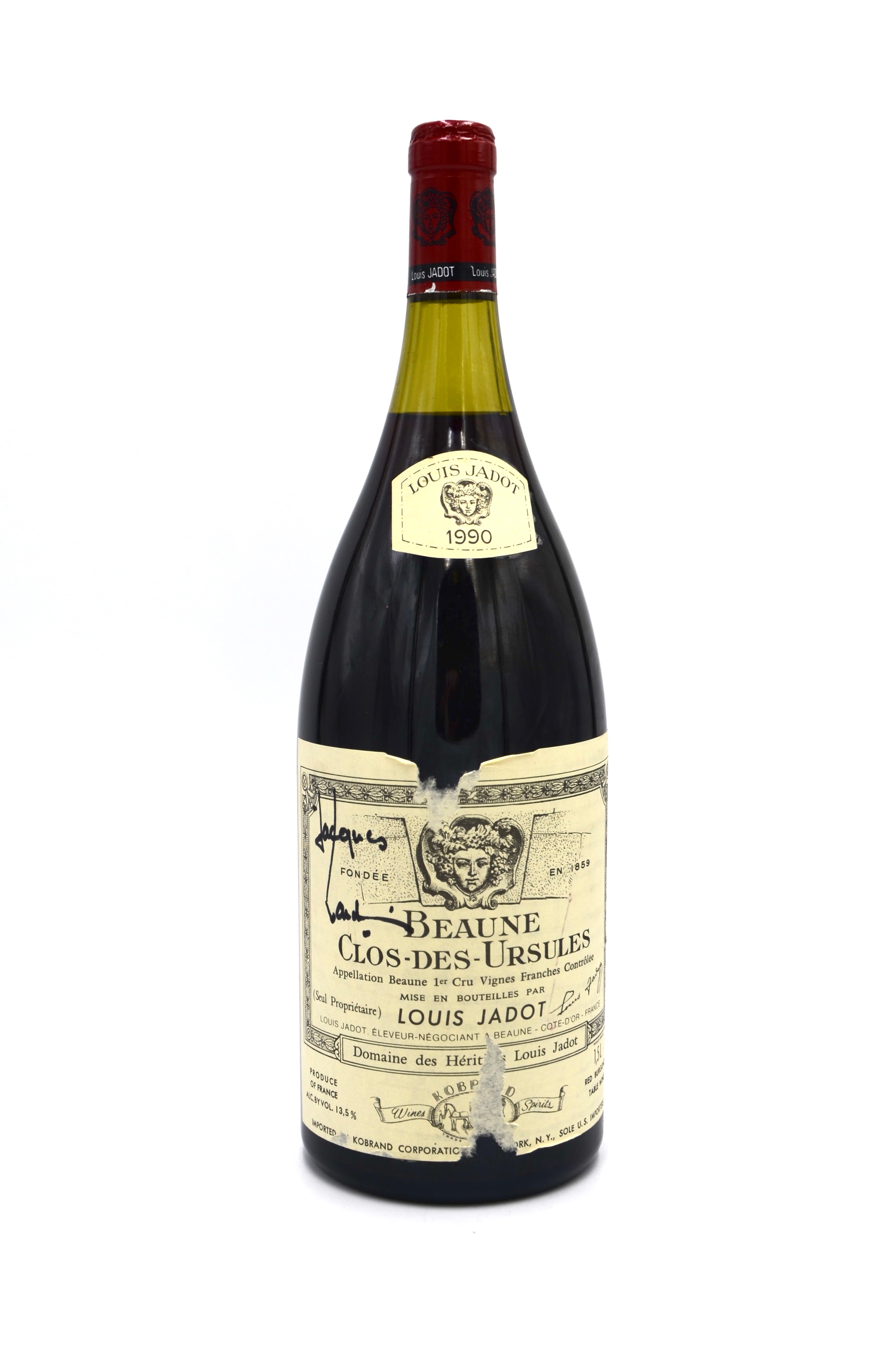 1990 Louis Jadot (Domaine des Heritiers) Beaune Rouge, Clos-des-Ursules, Monopole Premier Cru (magnum)