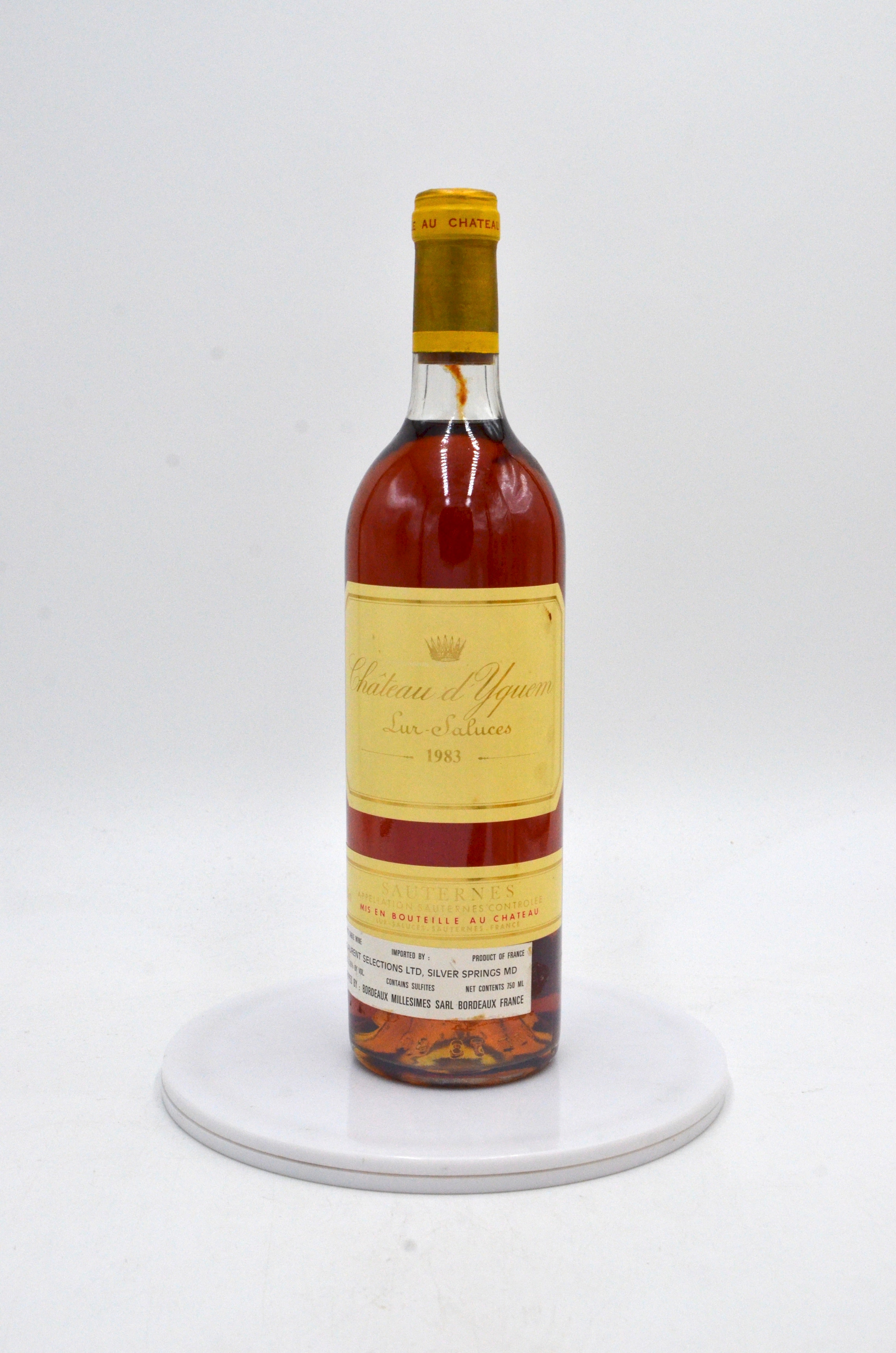 1983 Chateau d'Yquem, Sauternes
