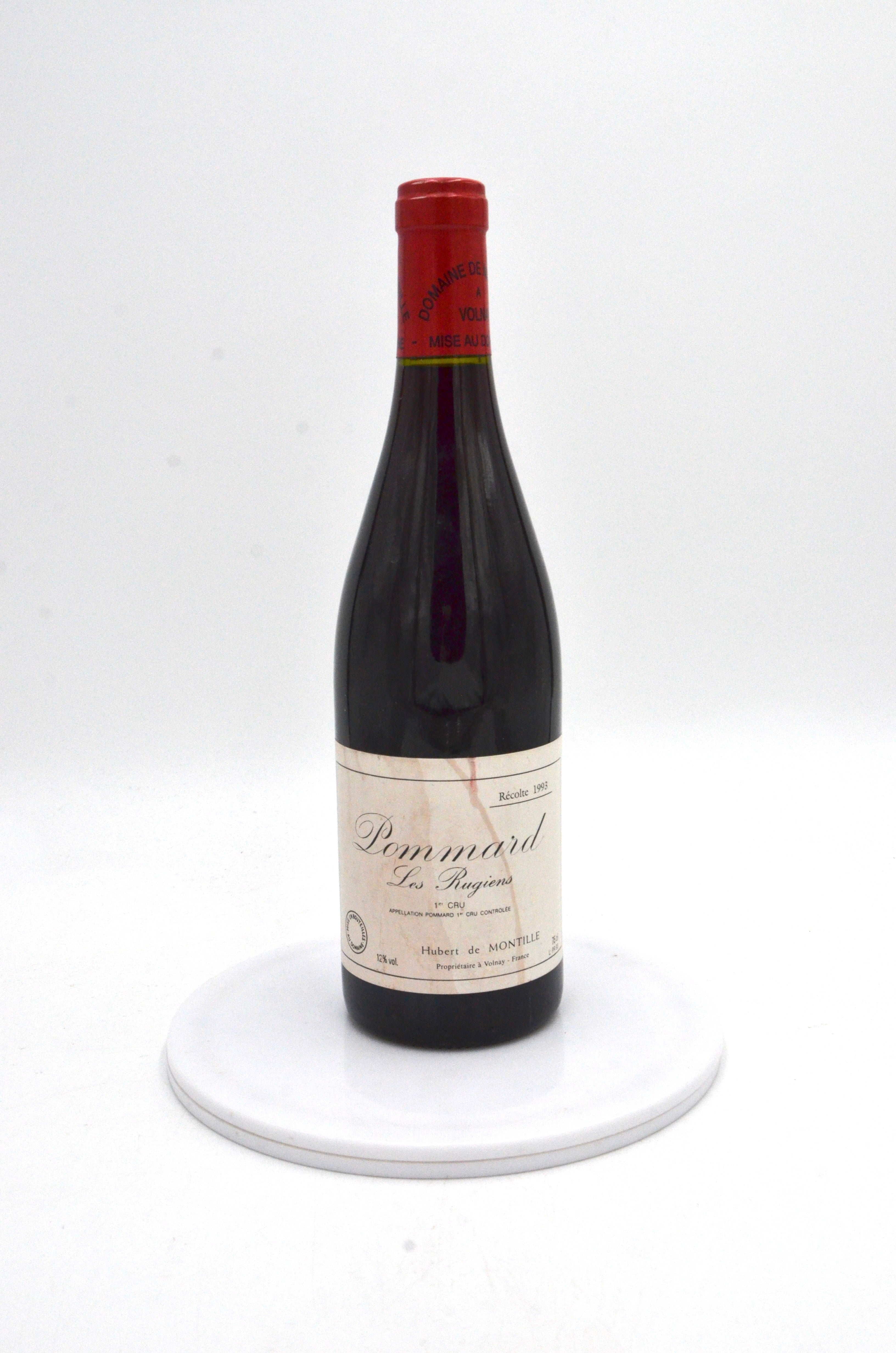 1993 Domaine Hubert de Montille Pommard, Les Rugiens, Premier Cru