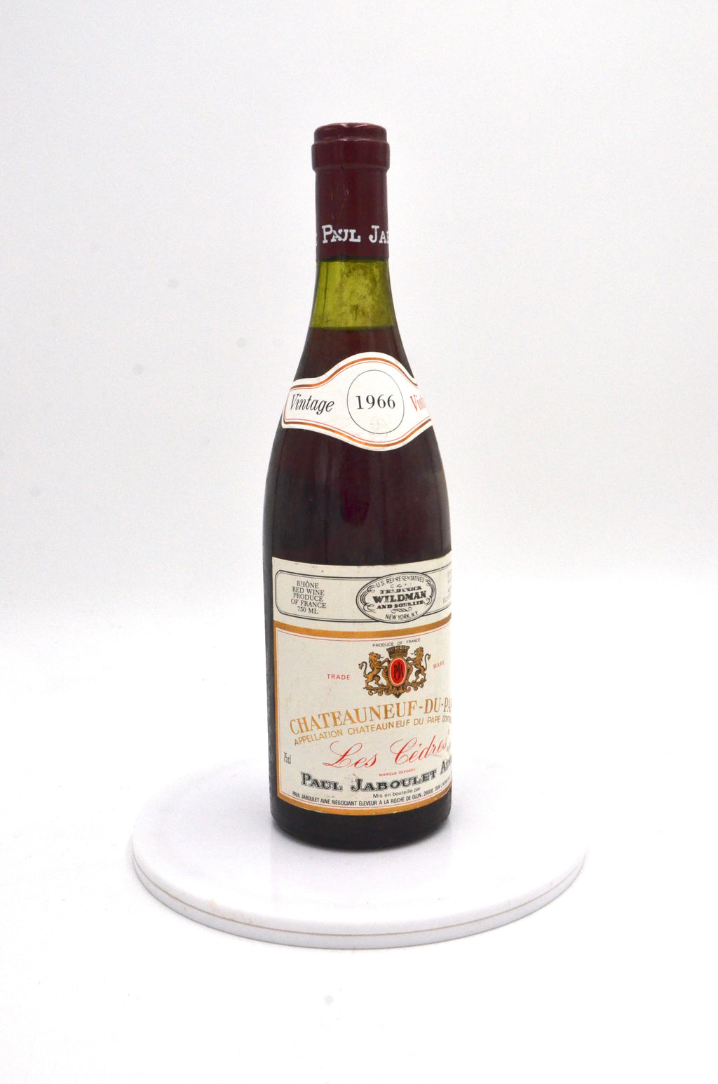 1966 Paul Jaboulet Chateauneuf-du-Pape, Les Cedres, Rhone