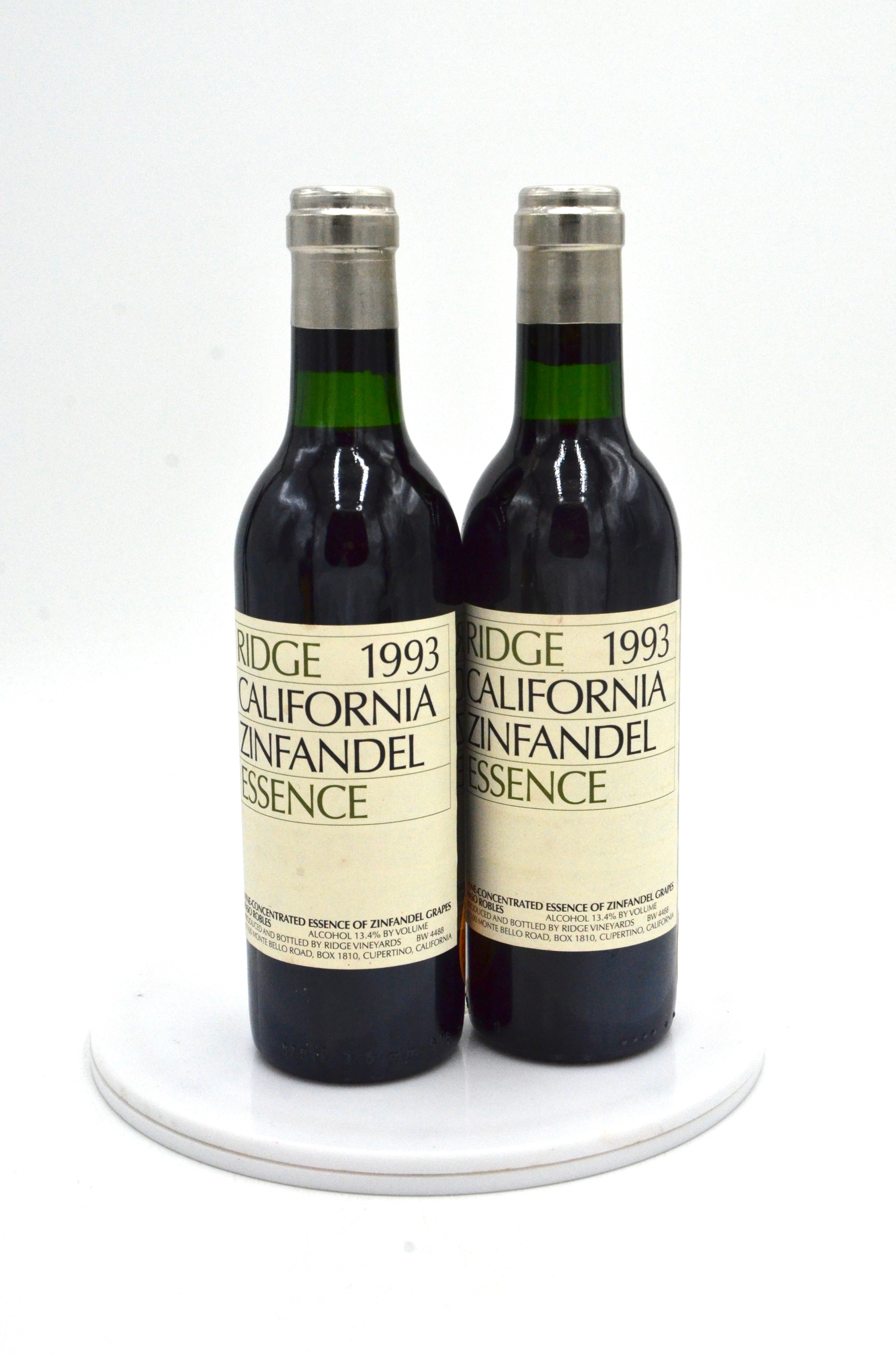 1993 Ridge Vineyards Essence Zinfandel, Paso Robles (half-bottle)