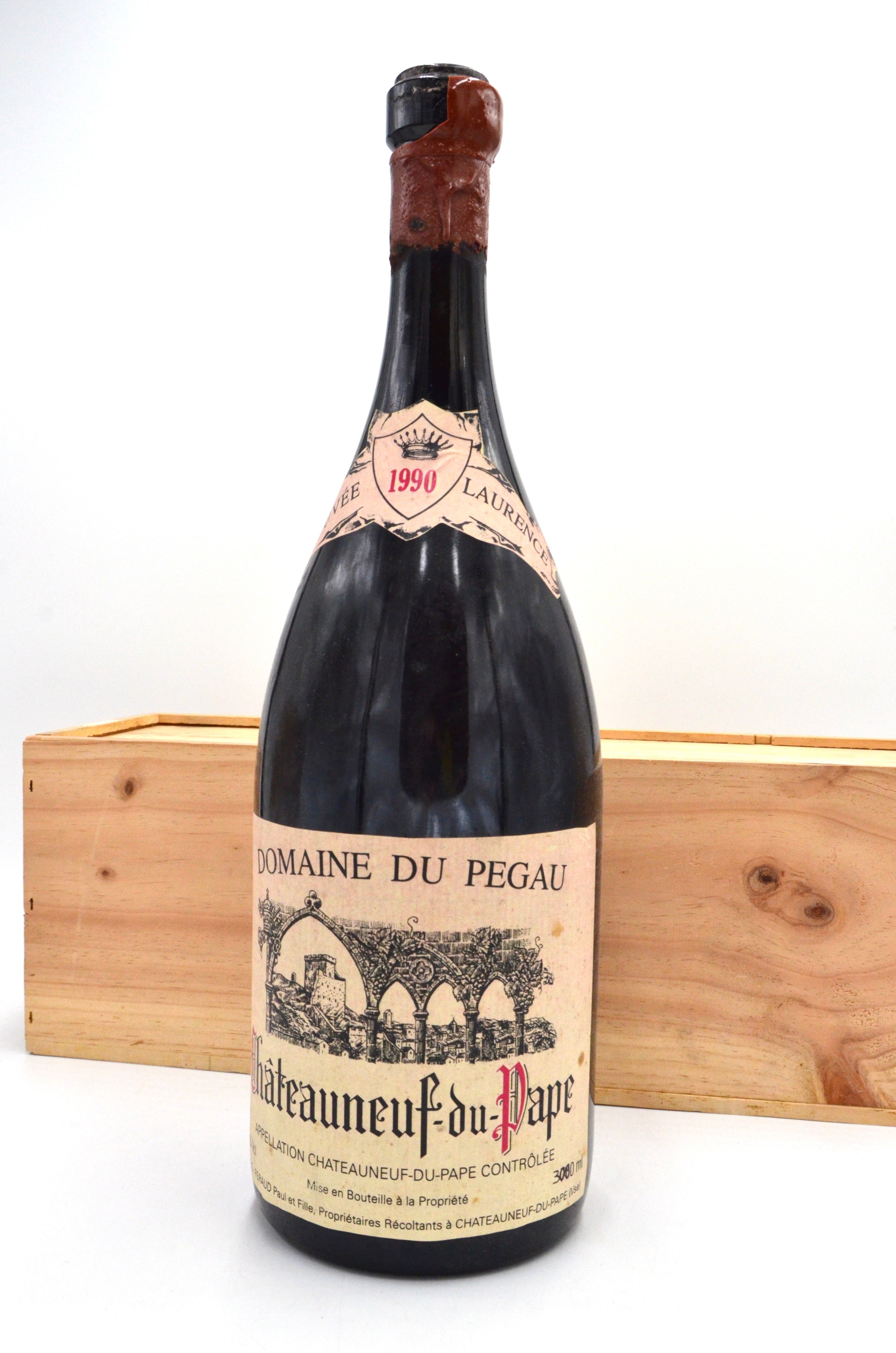 1990 Domaine du Pegau Chateauneuf-du-Pape, Cuvée Laurence, Rhone (double-magnum)