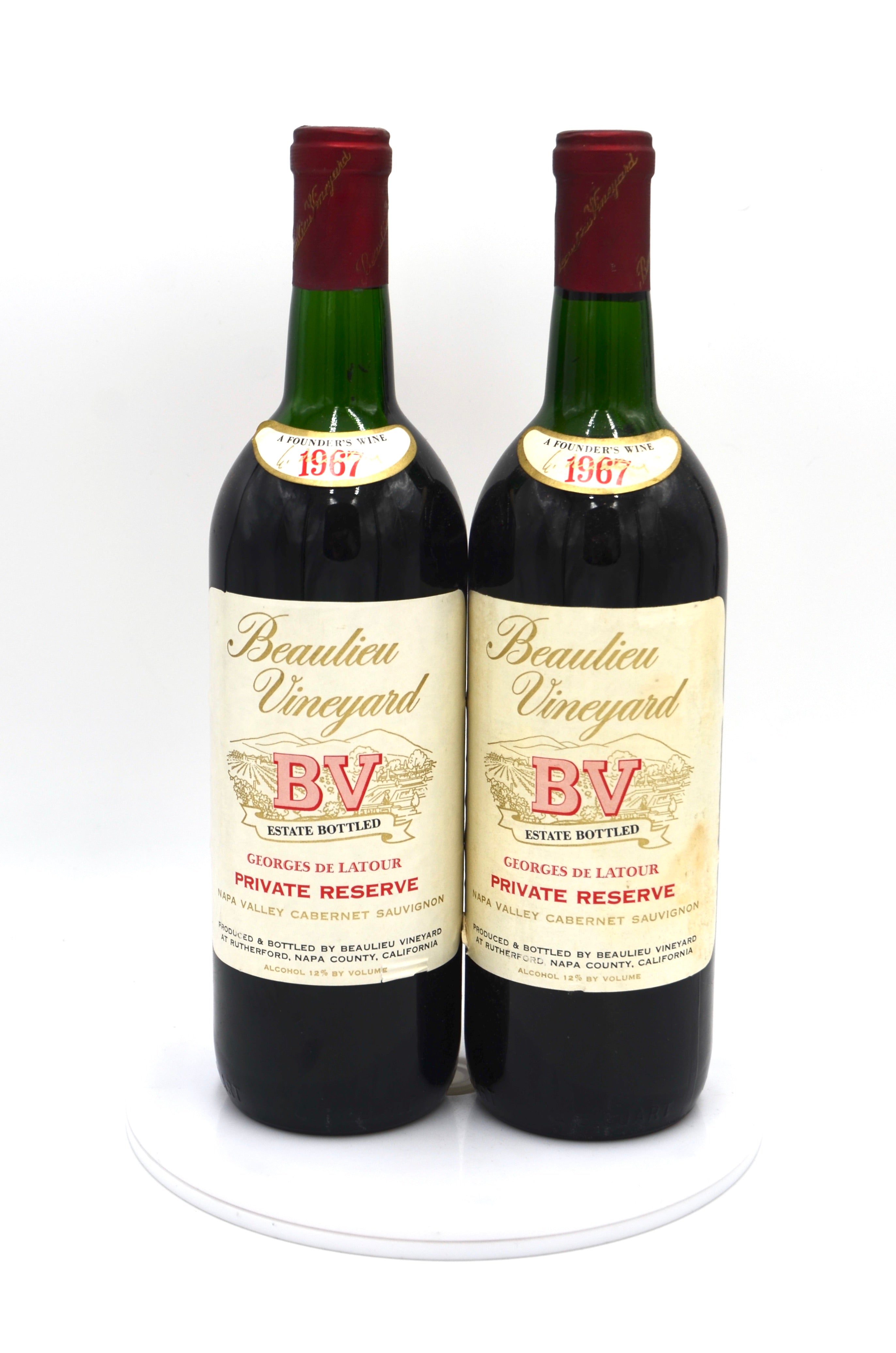 1967 Beaulieu Vineyard Georges de Latour Private Reserve Cabernet Sauvignon, Napa Valley