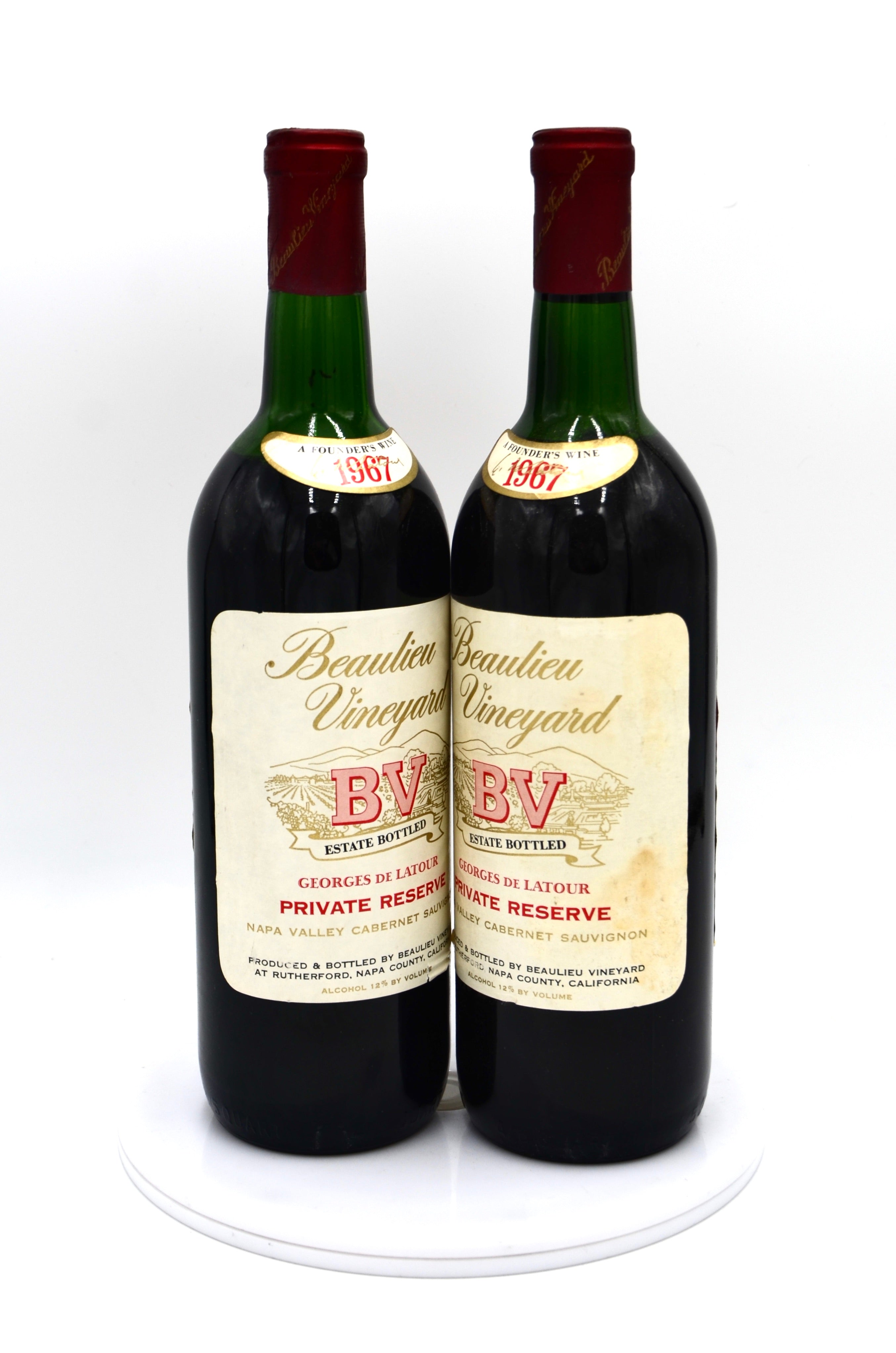 1967 Beaulieu Vineyard Georges de Latour Private Reserve Cabernet Sauvignon, Napa Valley