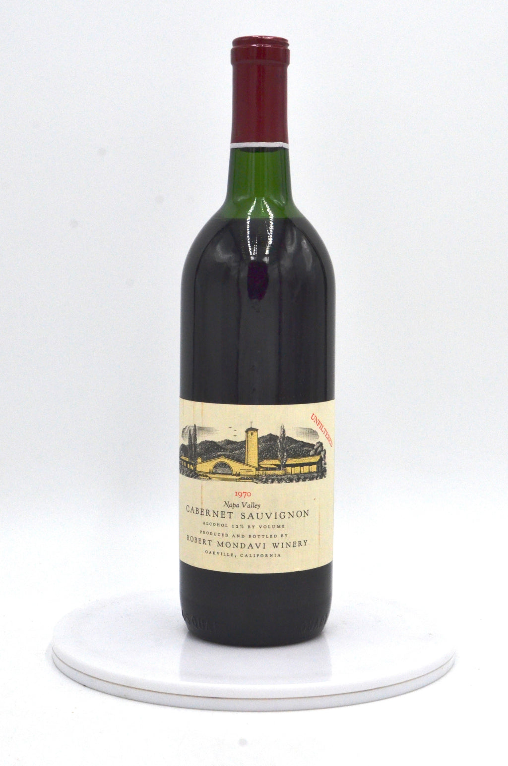 1970 Robert Mondavi Cabernet Sauvignon, Unfiltered, Napa Valley