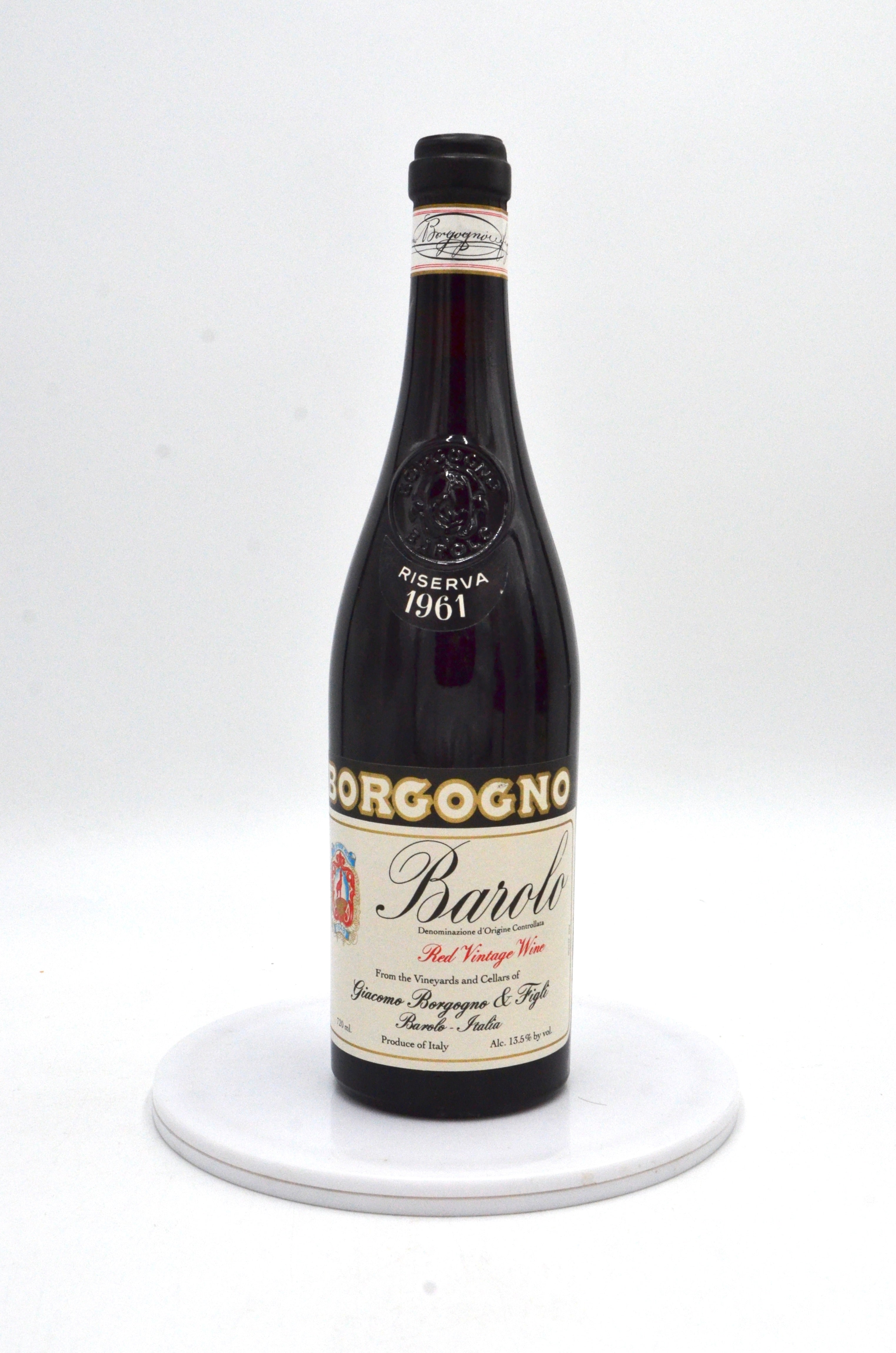 1961 Giacomo Borgogno & Figli Barolo Riserva