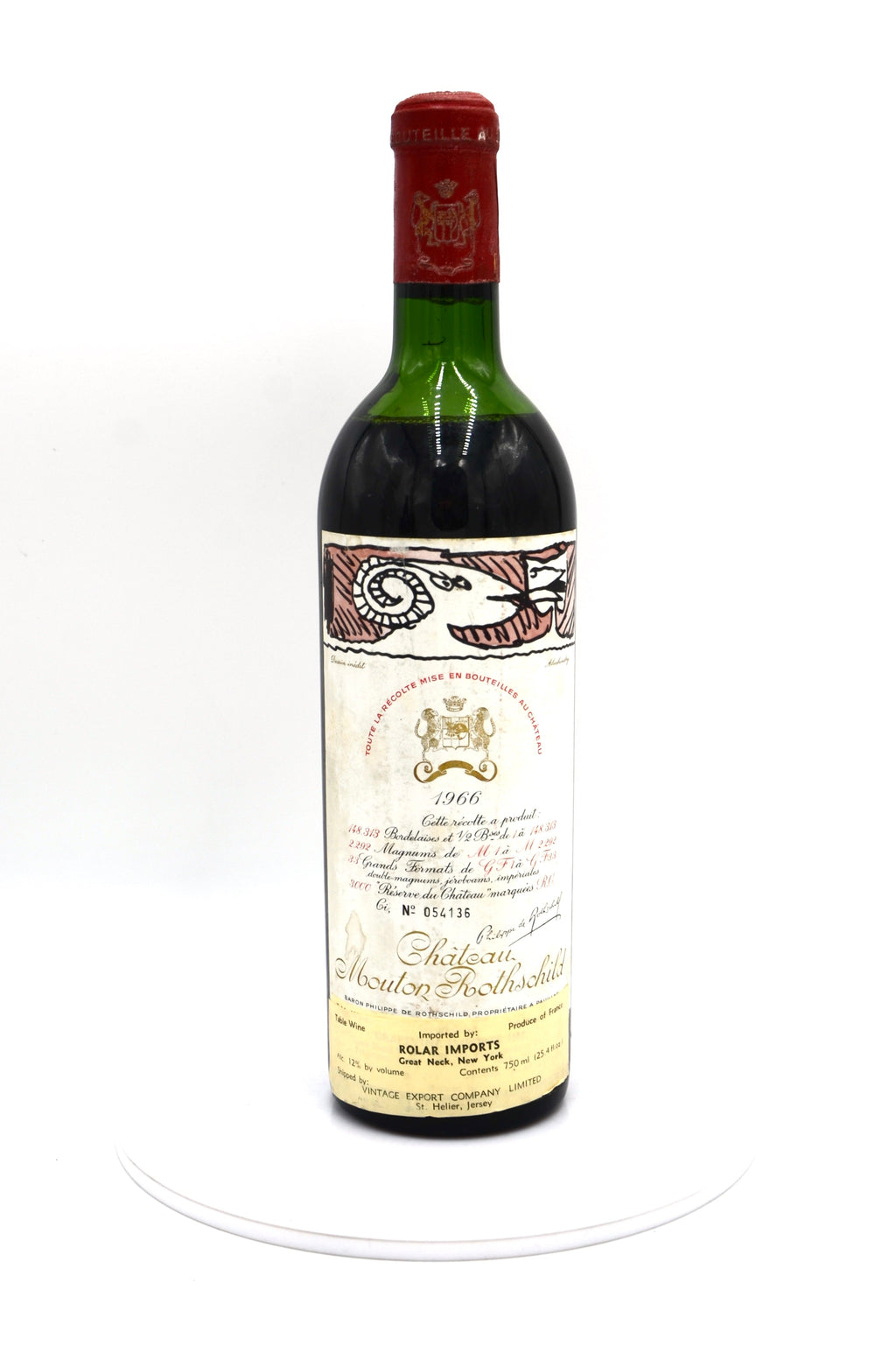 1966 Château Mouton Rothschild, Pauillac