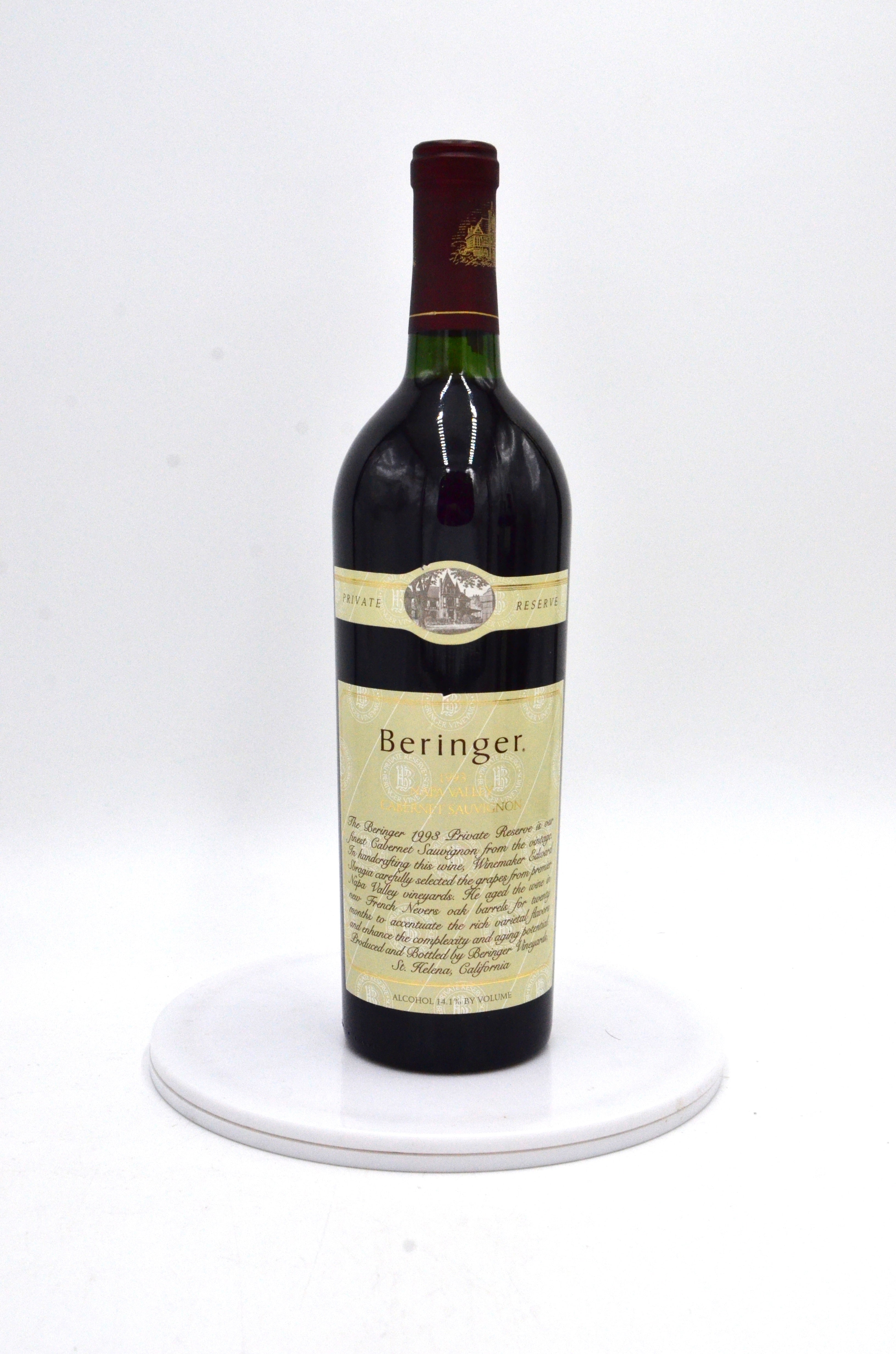 1993 Beringer Vineyards Private Reserve Cabernet Sauvignon, Napa Valley