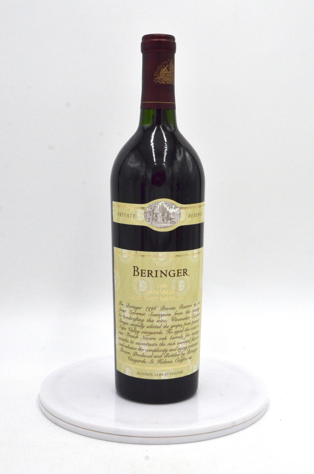1996 Beringer Vineyards Private Reserve Cabernet Sauvignon, Napa Valley