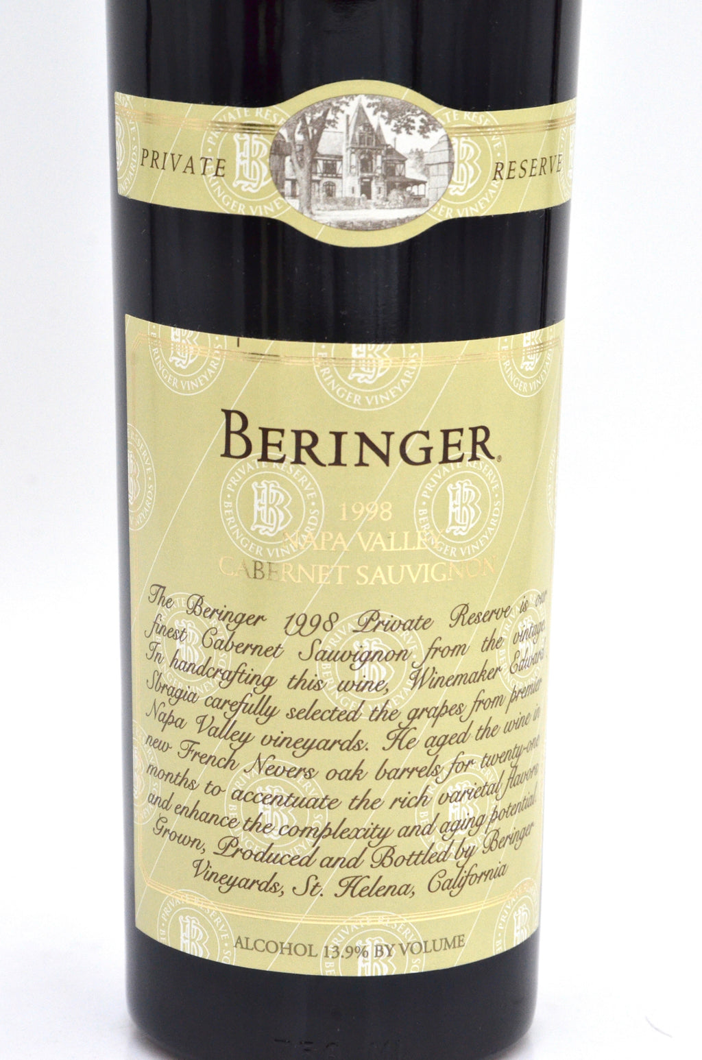 1998 Beringer Vineyards Private Reserve Cabernet Sauvignon, Napa Valley