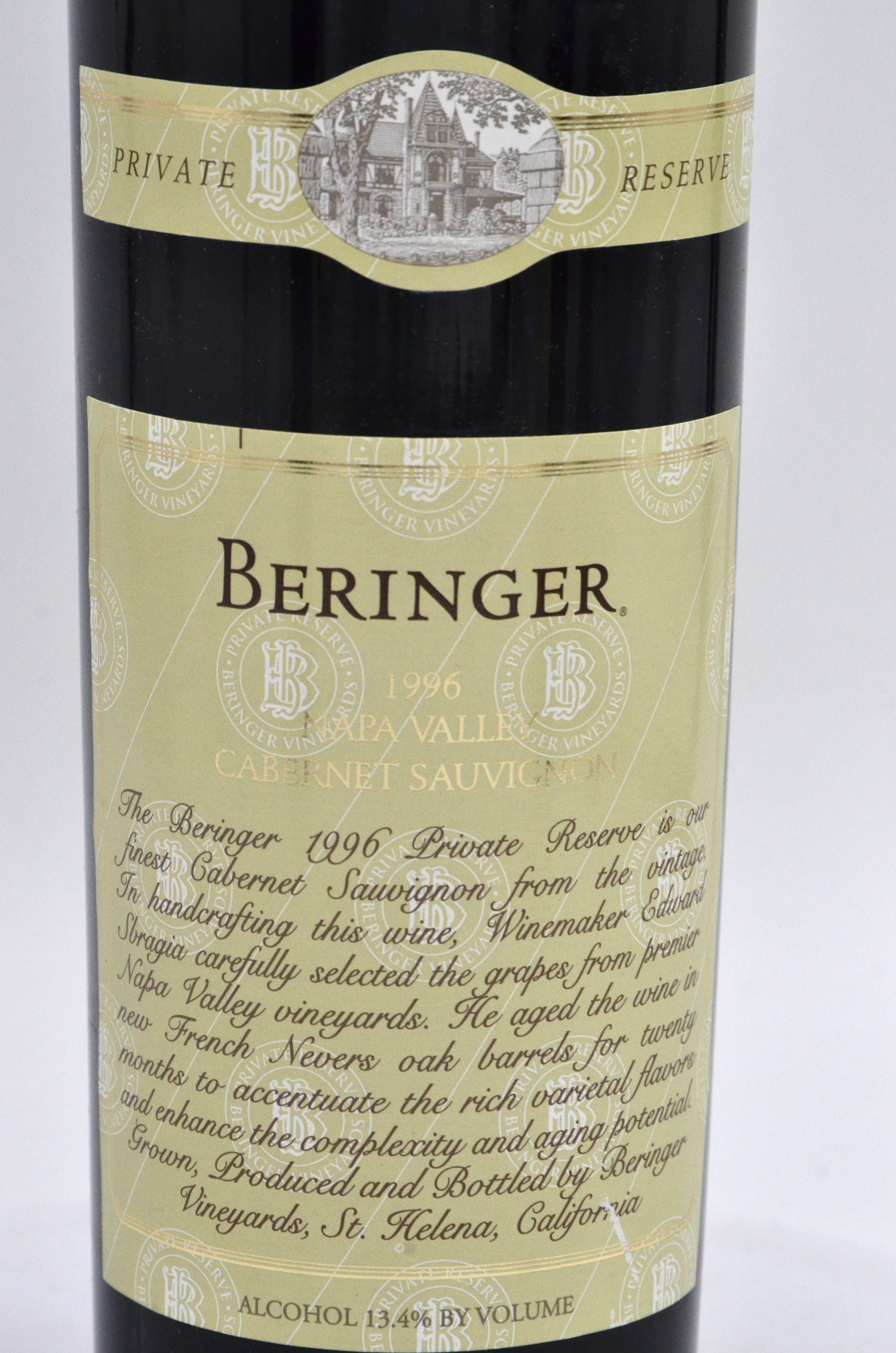 1996 Beringer Vineyards Private Reserve Cabernet Sauvignon, Napa Valley