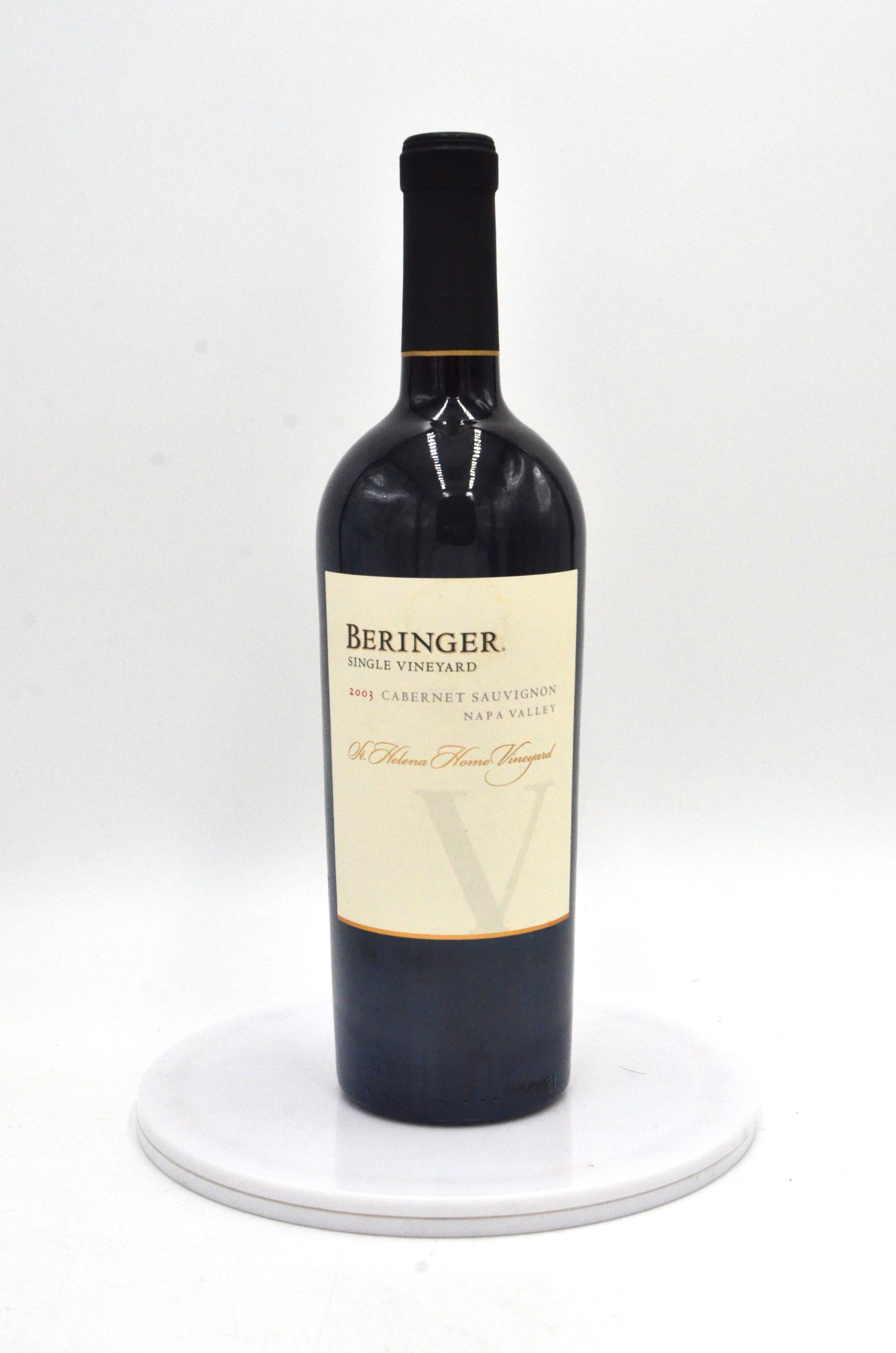 2003 Beringer Vineyards Cabernet Sauvignon, Home Vineyard, St. Helena, Napa Valley