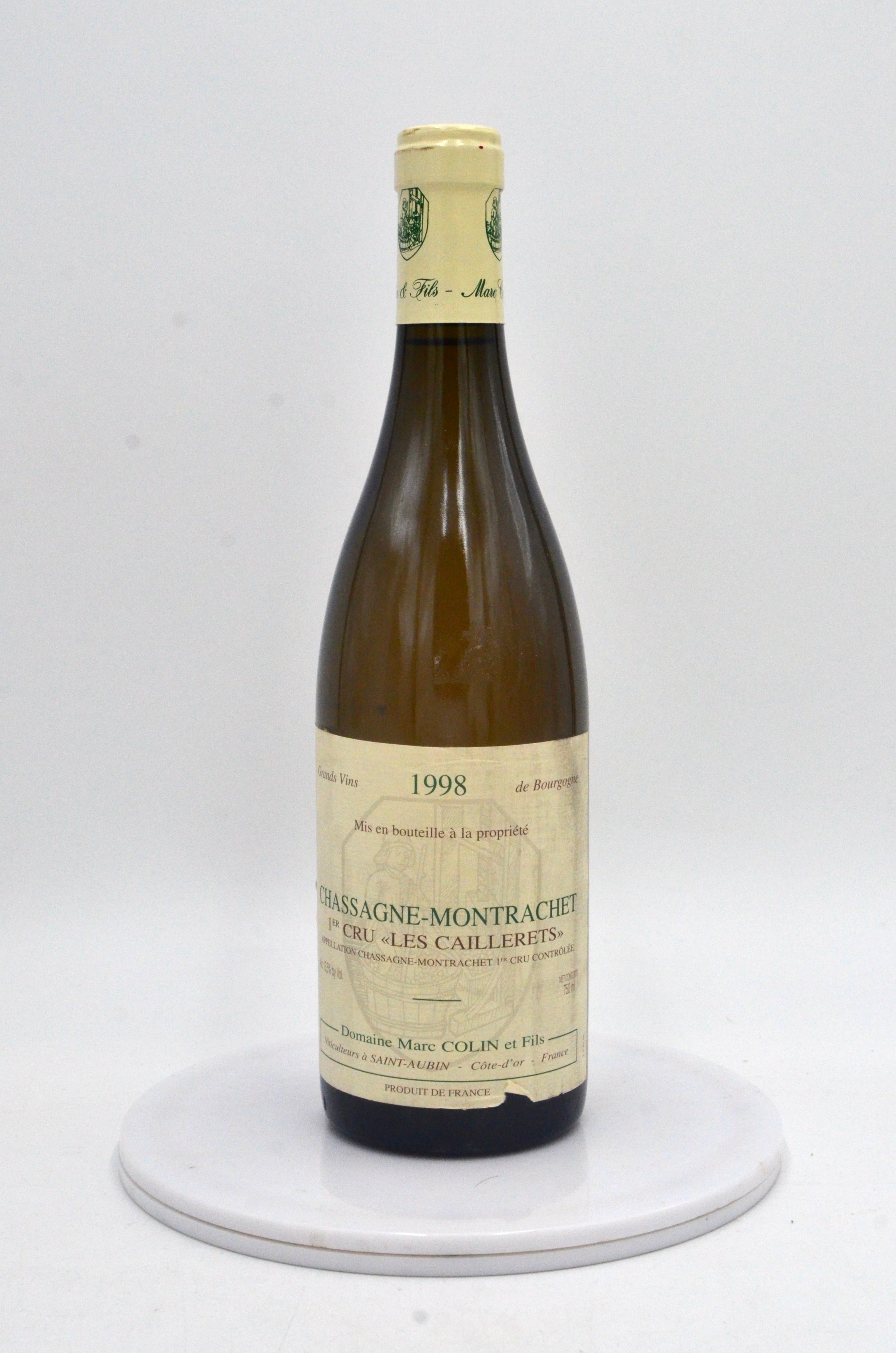1998 Domaine Marc Colin et Fils Chassagne-Montrachet, Les Caillerets, Premier Cru