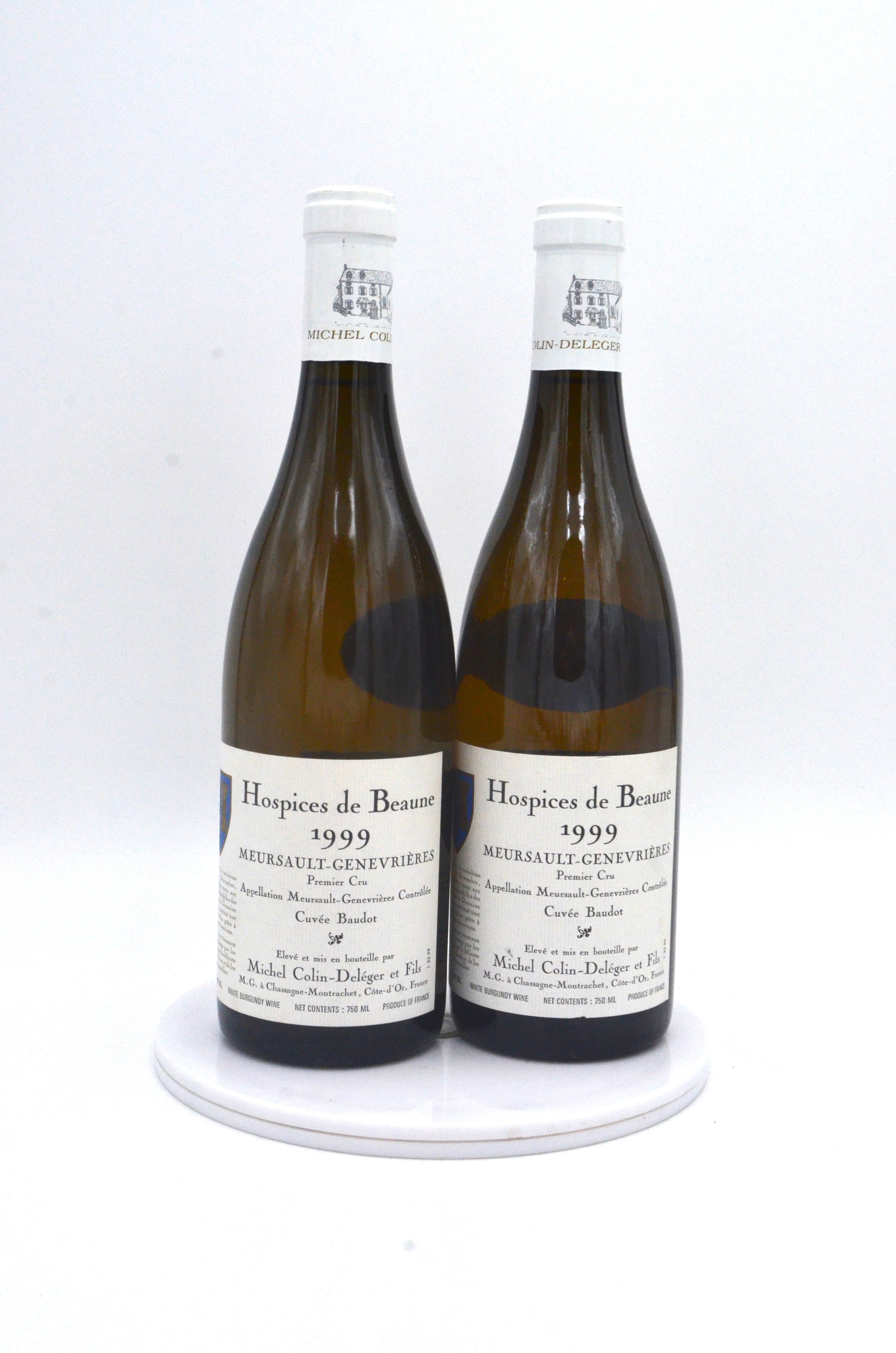 1999 Michel Colin-Deleger et Fils Hospices de Beaune, Meursault-Genevrieres, Cuvee Baudot, Premier Cru