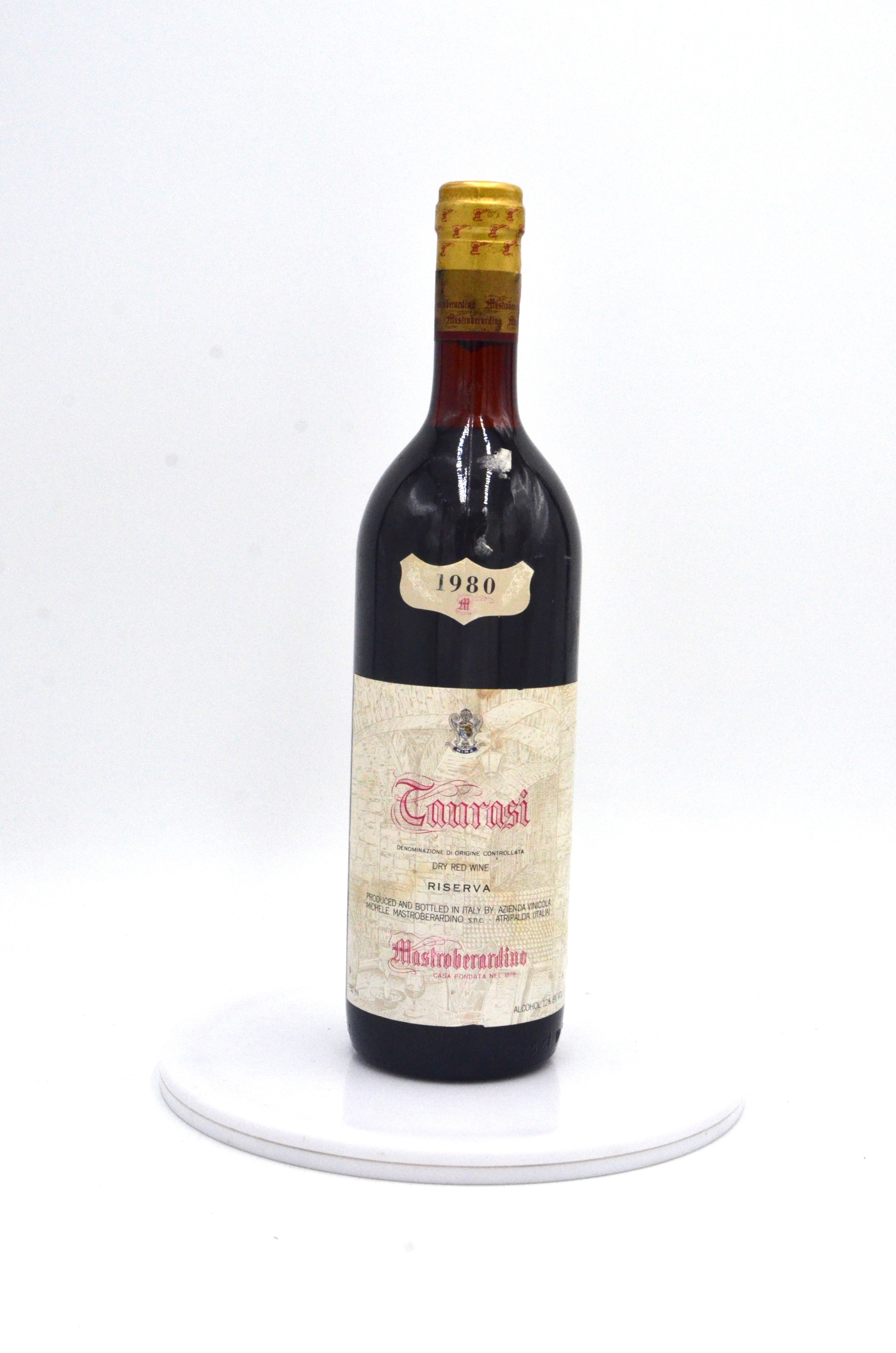 1980 Mastroberardino Taurasi Riserva