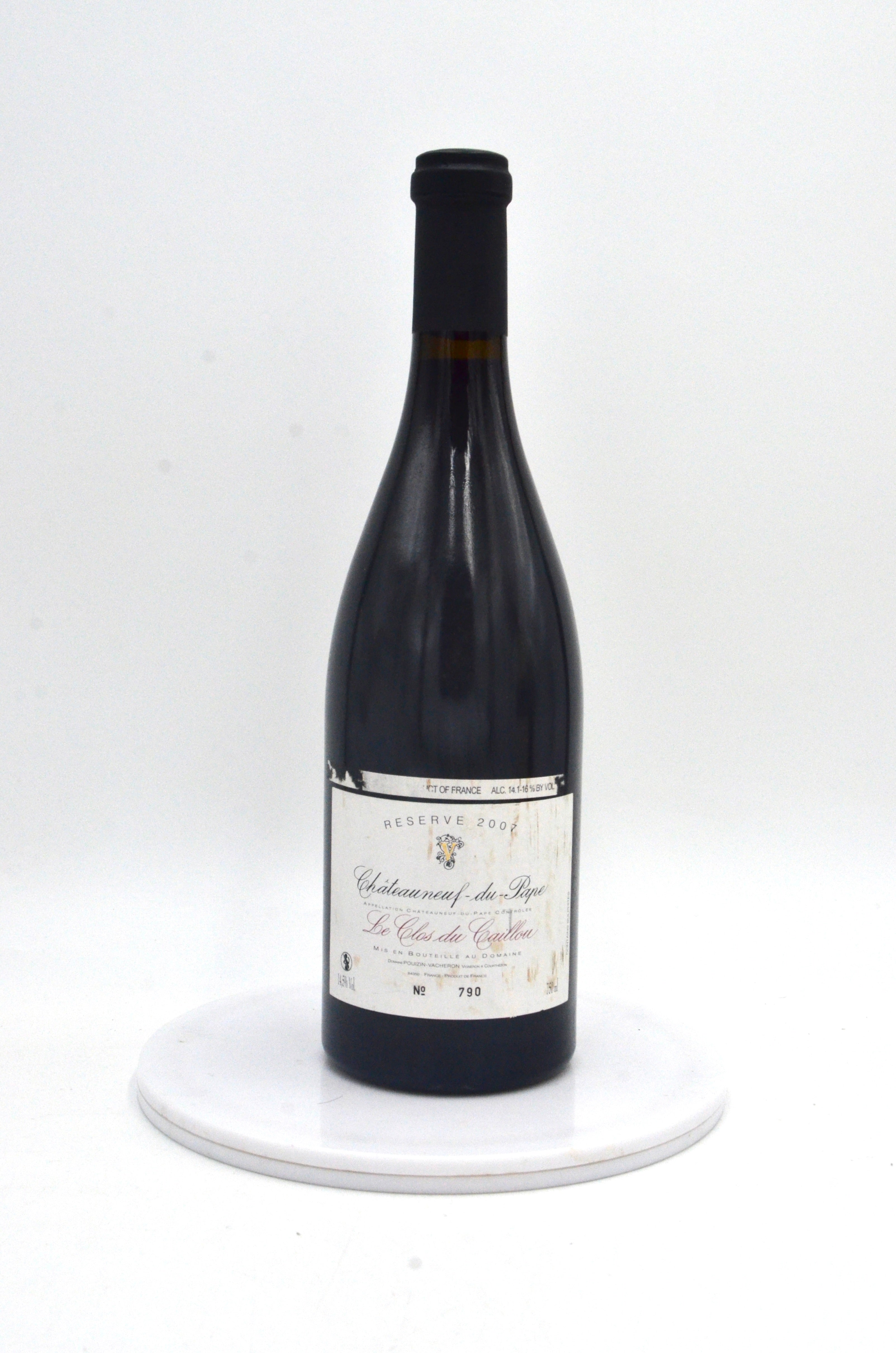 2007 Le Clos du Caillou Chateauneuf-du-Pape, La Reserve, Rhone