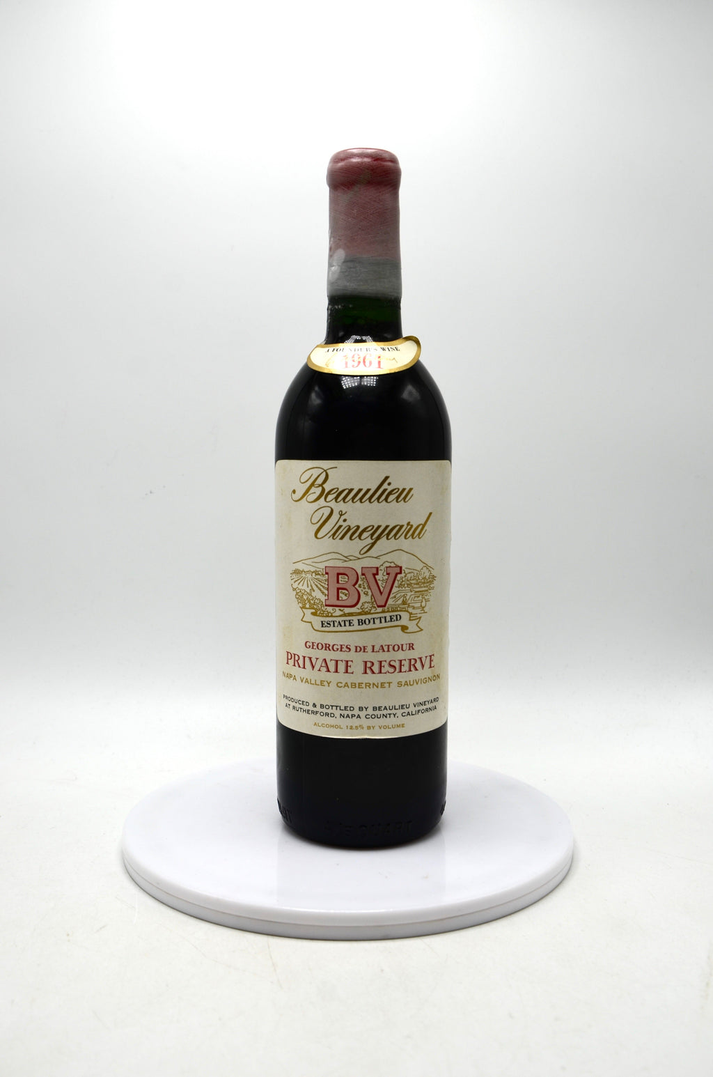 1961 Beaulieu Vineyard Georges de Latour Private Reserve Cabernet Sauvignon, Napa Valley