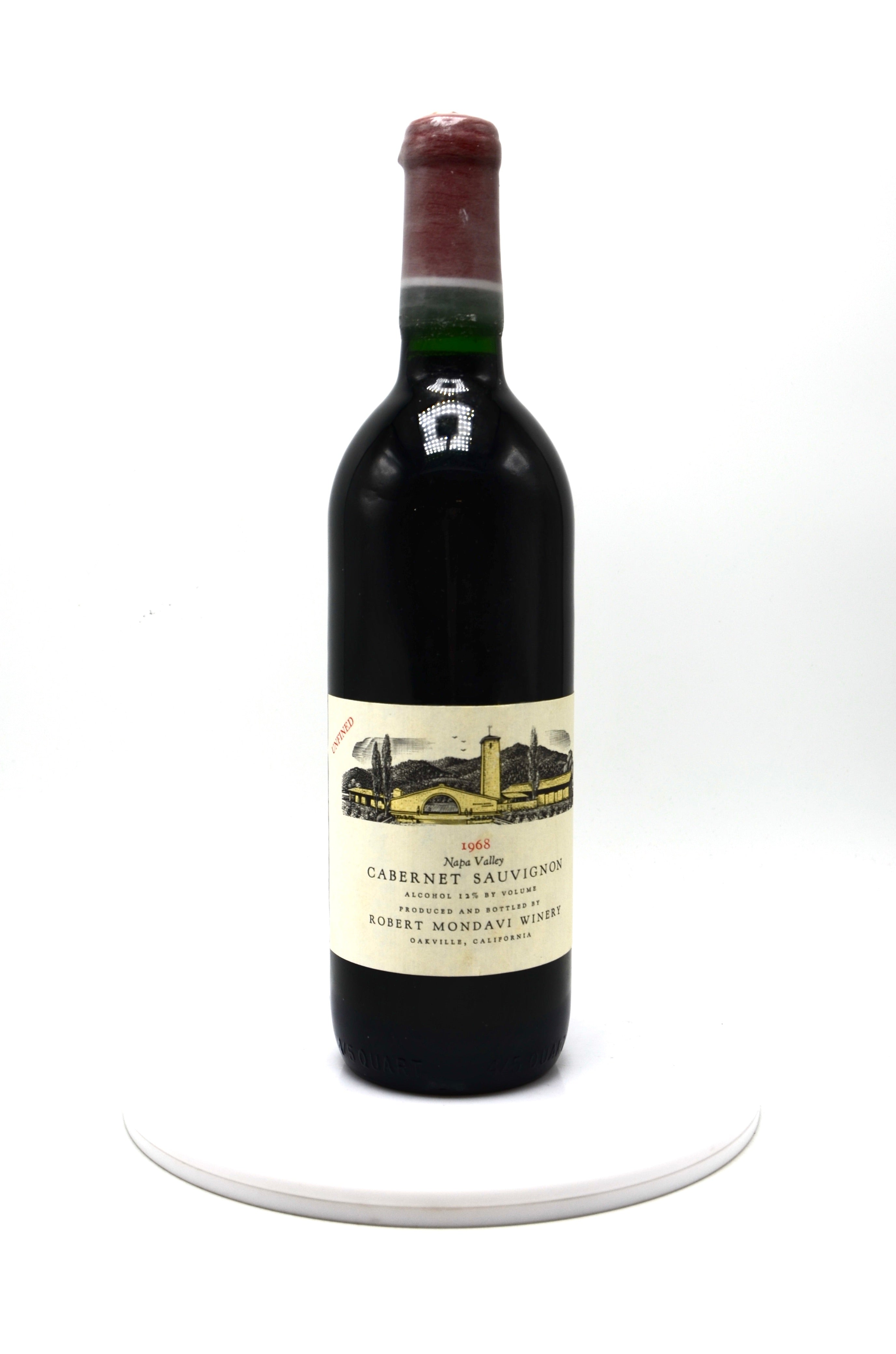 1968 Robert Mondavi Cabernet Sauvignon Unfined, Napa Valley