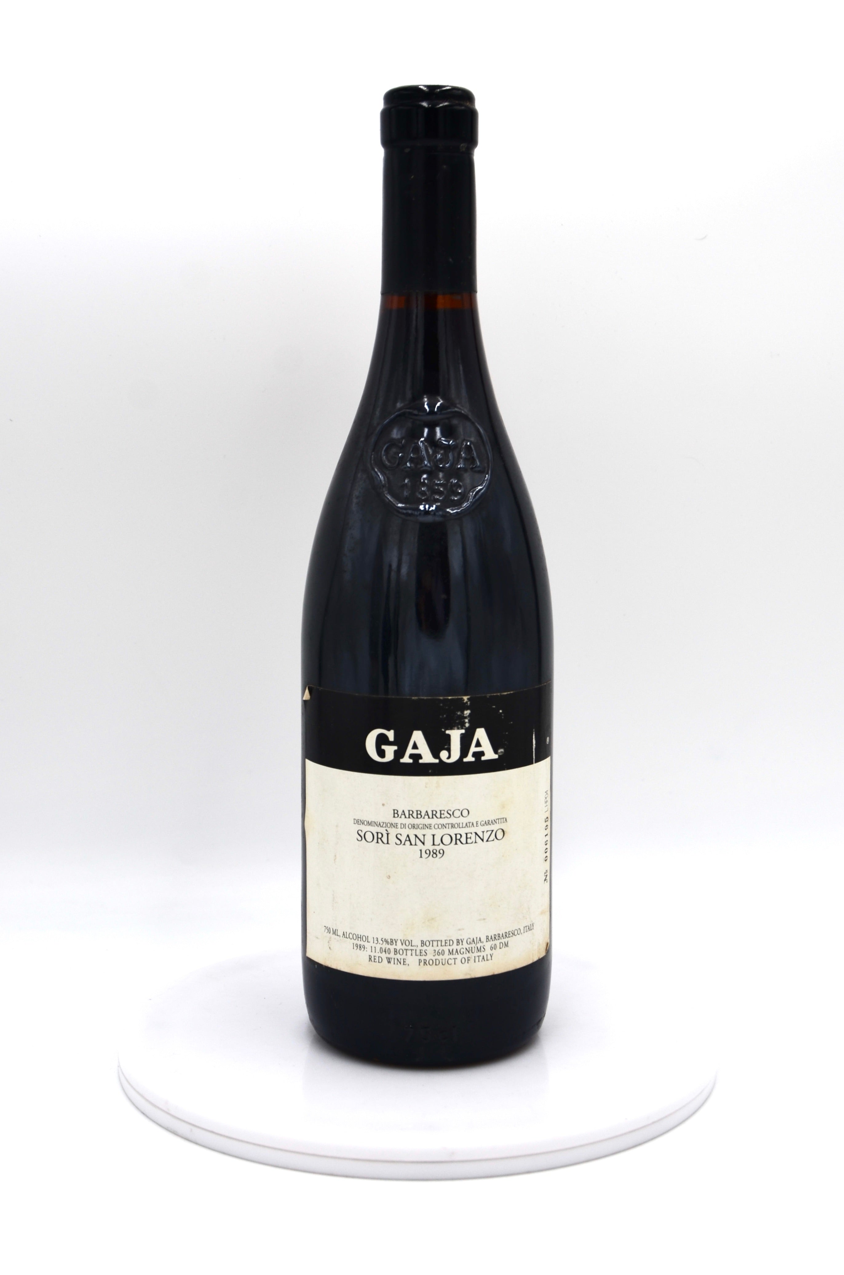 1989 Gaja Barbaresco, Sori San Lorenzo