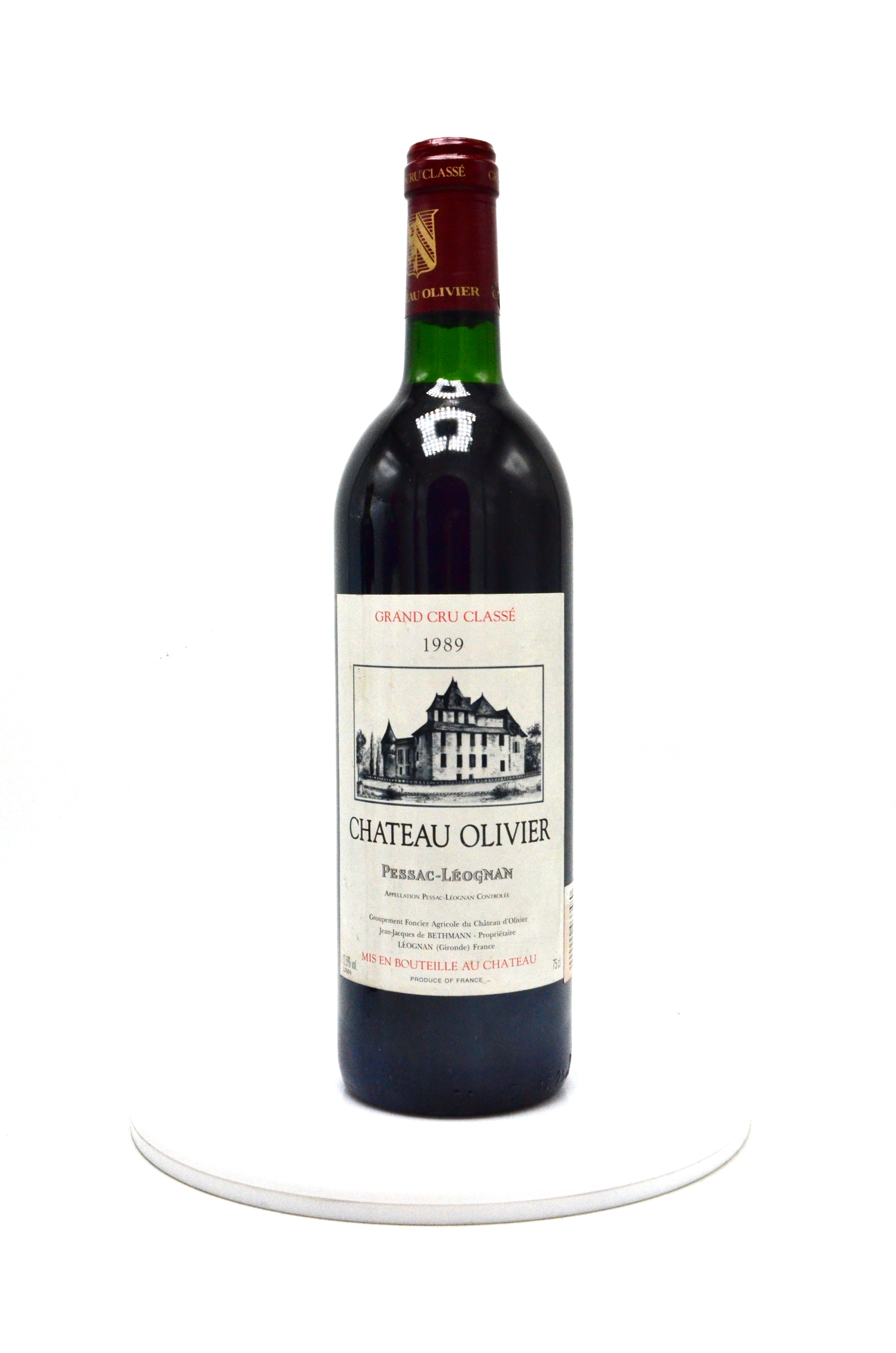 1989 Château Olivier, Pessac-Léognan