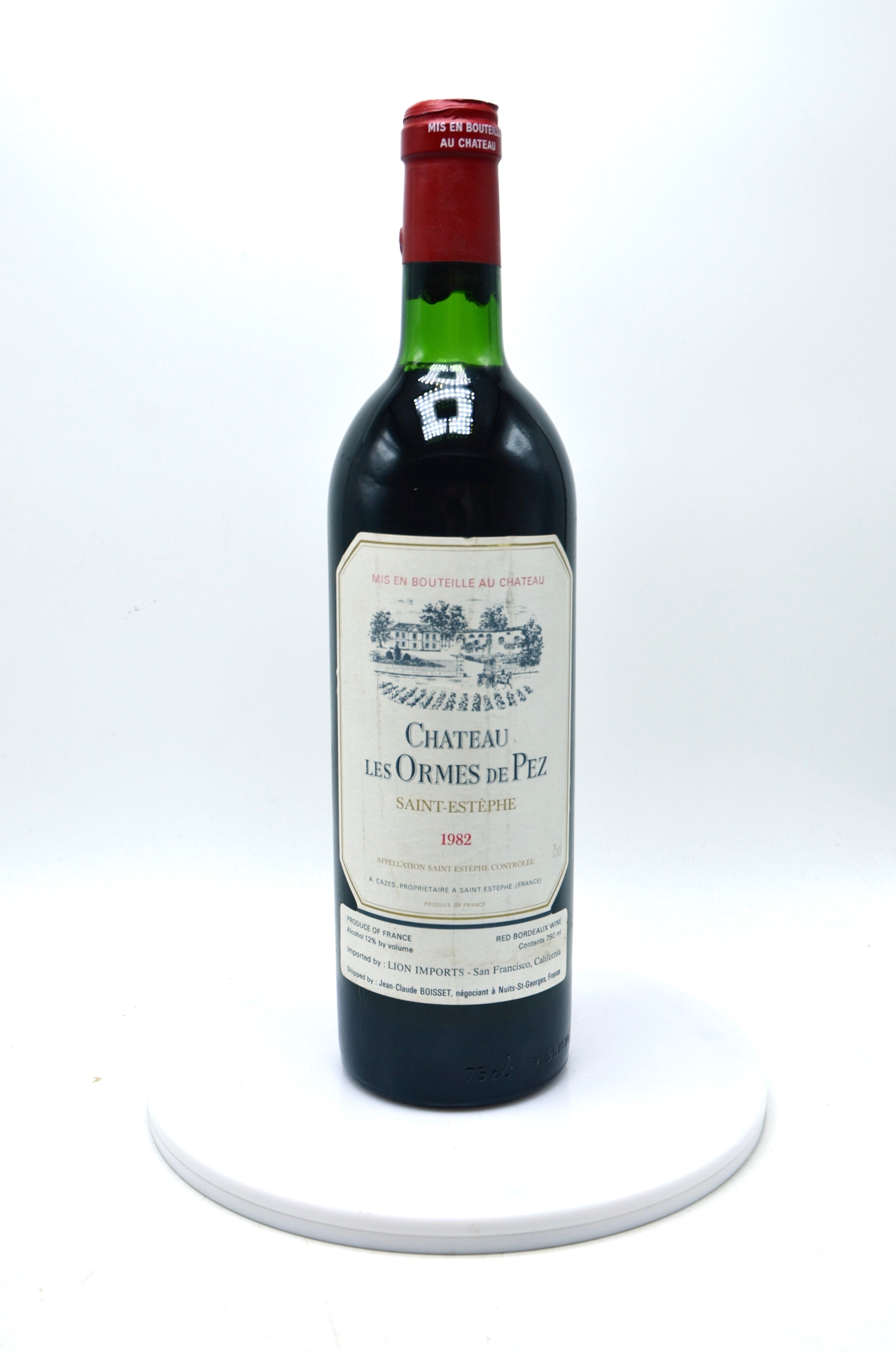 1982 Château Les Ormes de Pez, St. Estèphe