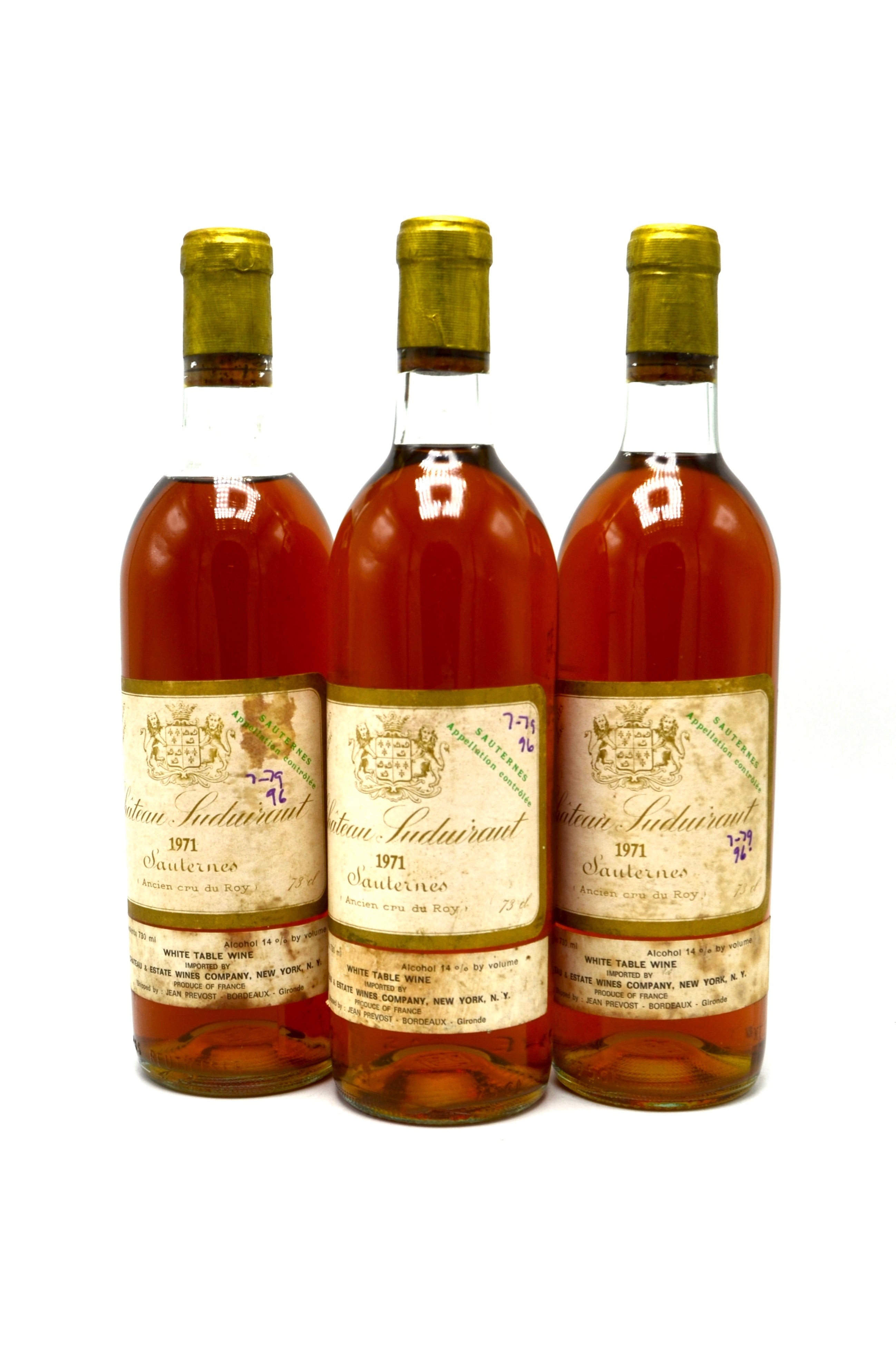 1971 Château Suduiraut, Sauternes