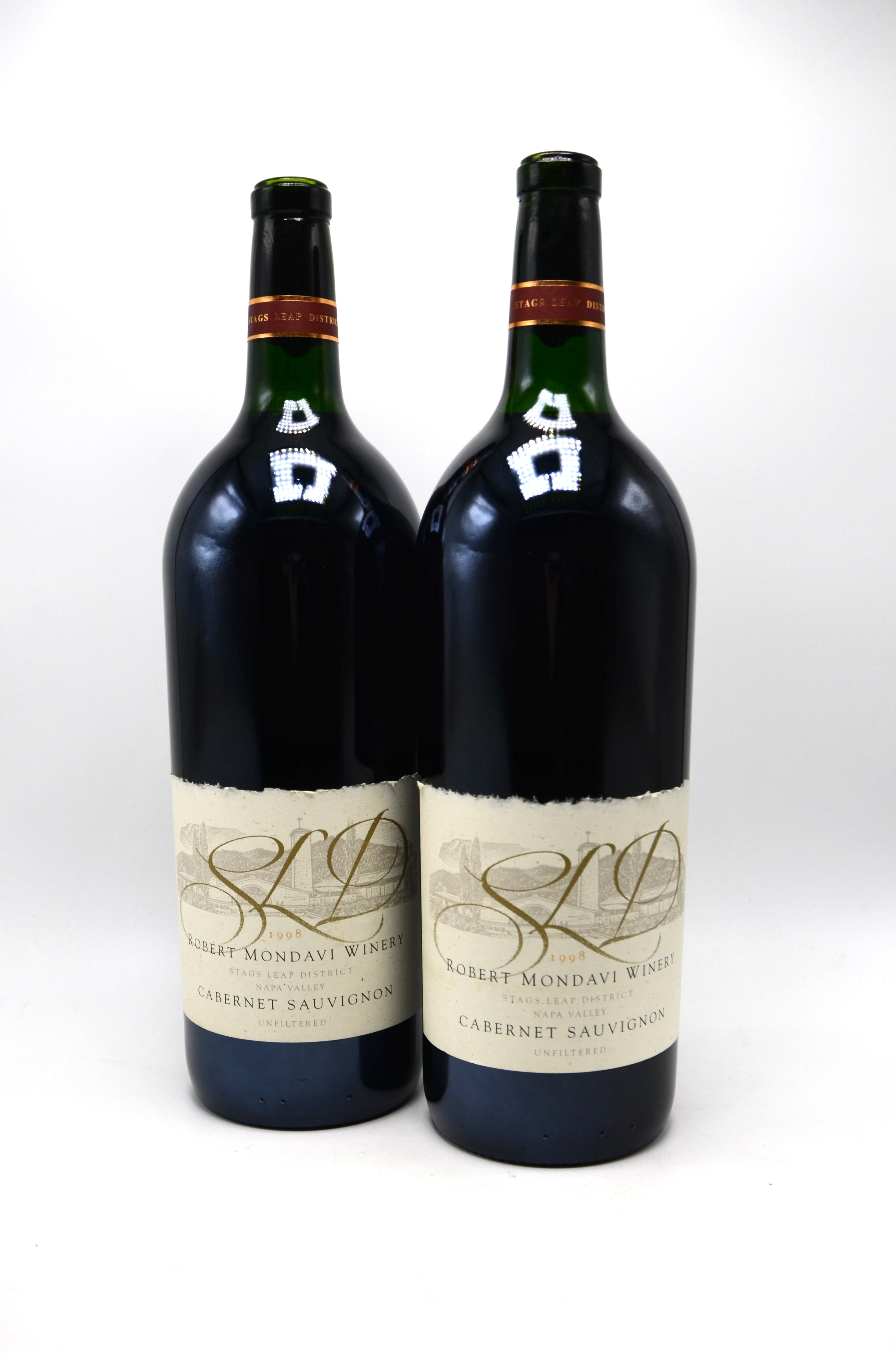 1998 Robert Mondavi Unfiltered Cabernet Sauvignon, Stags Leap District, Napa Valley (magnum)