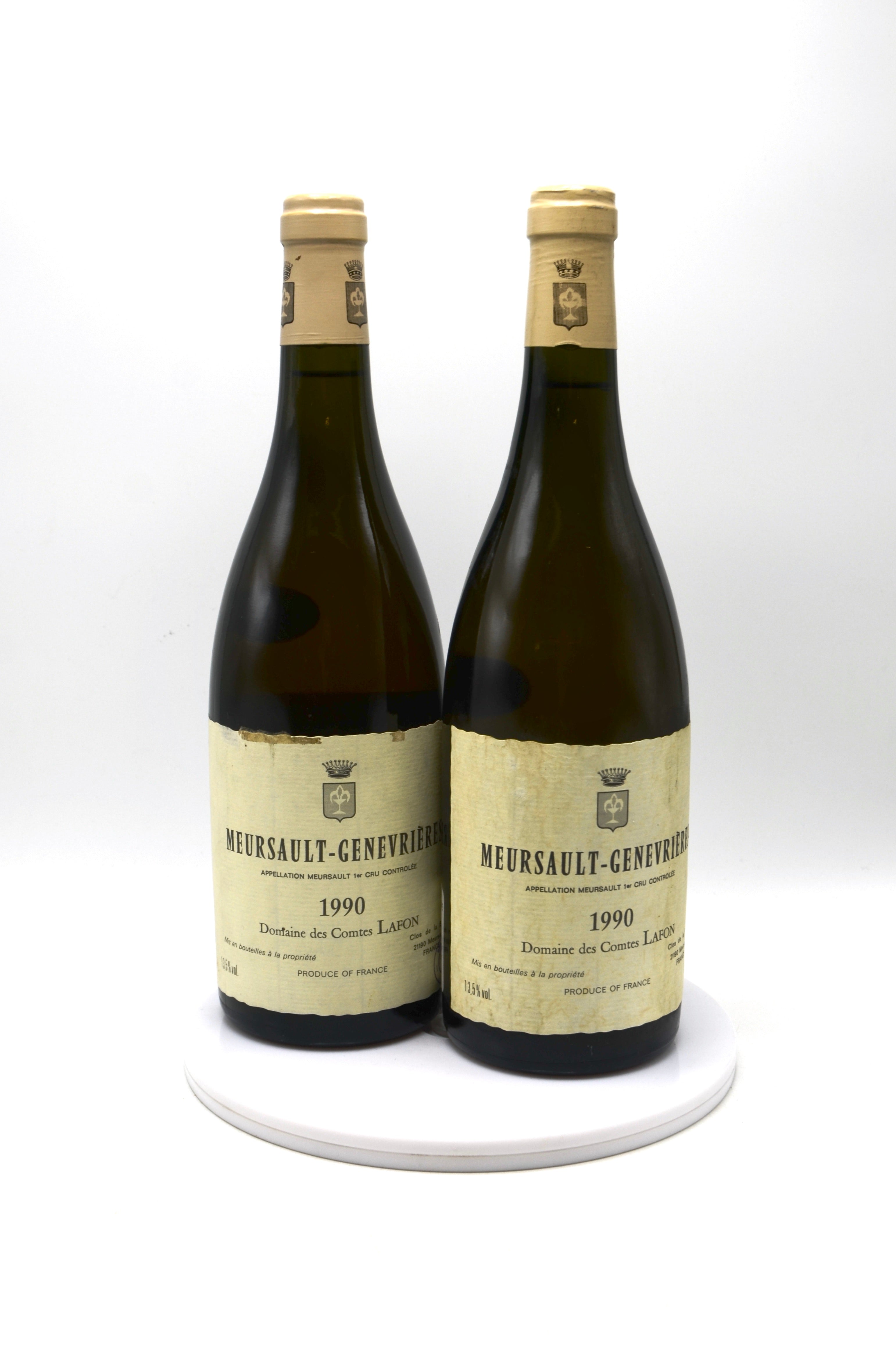 1990 Domaine des Comtes Lafon Meursault-Genevrieres, Premier Cru