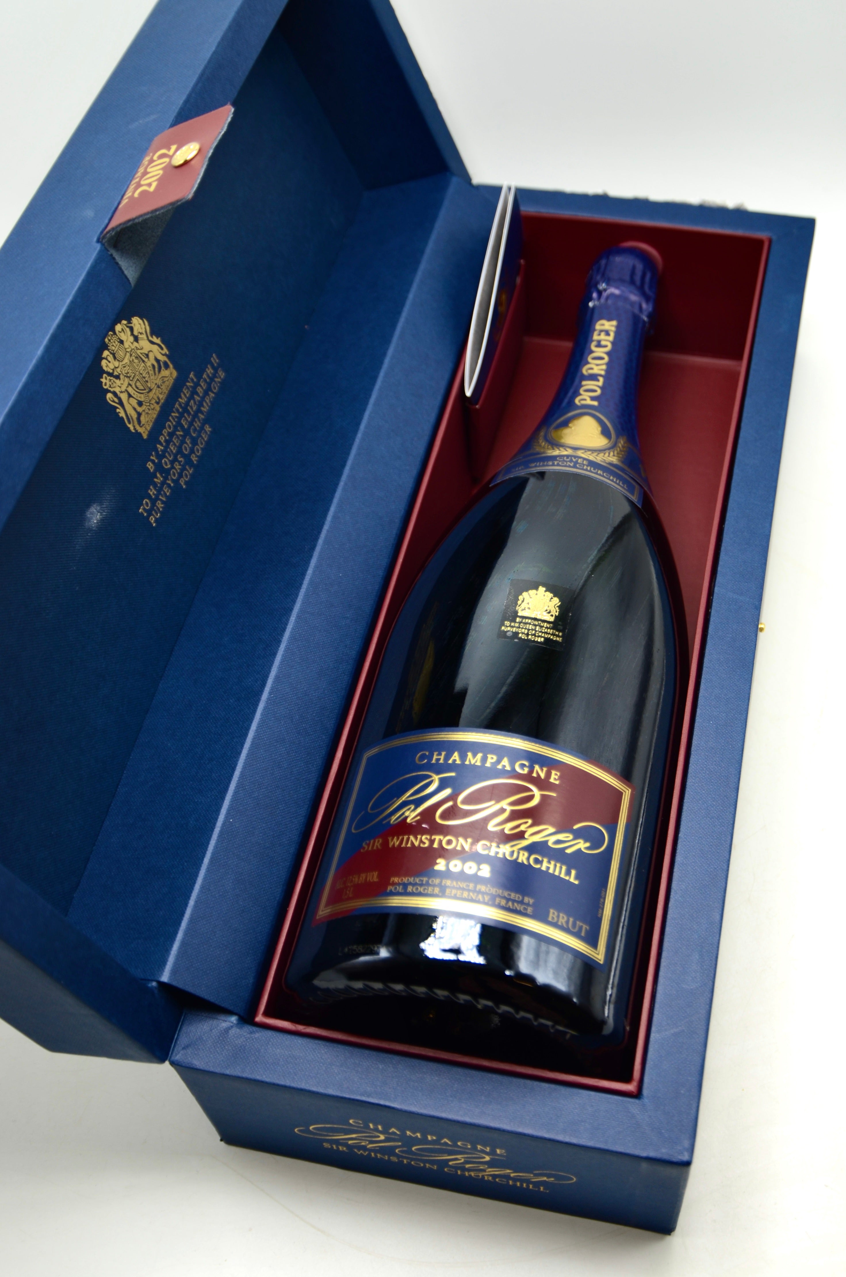 2002 Pol Roger Vintage Champagne, Cuvee Sir Winston Churchill (magnum)
