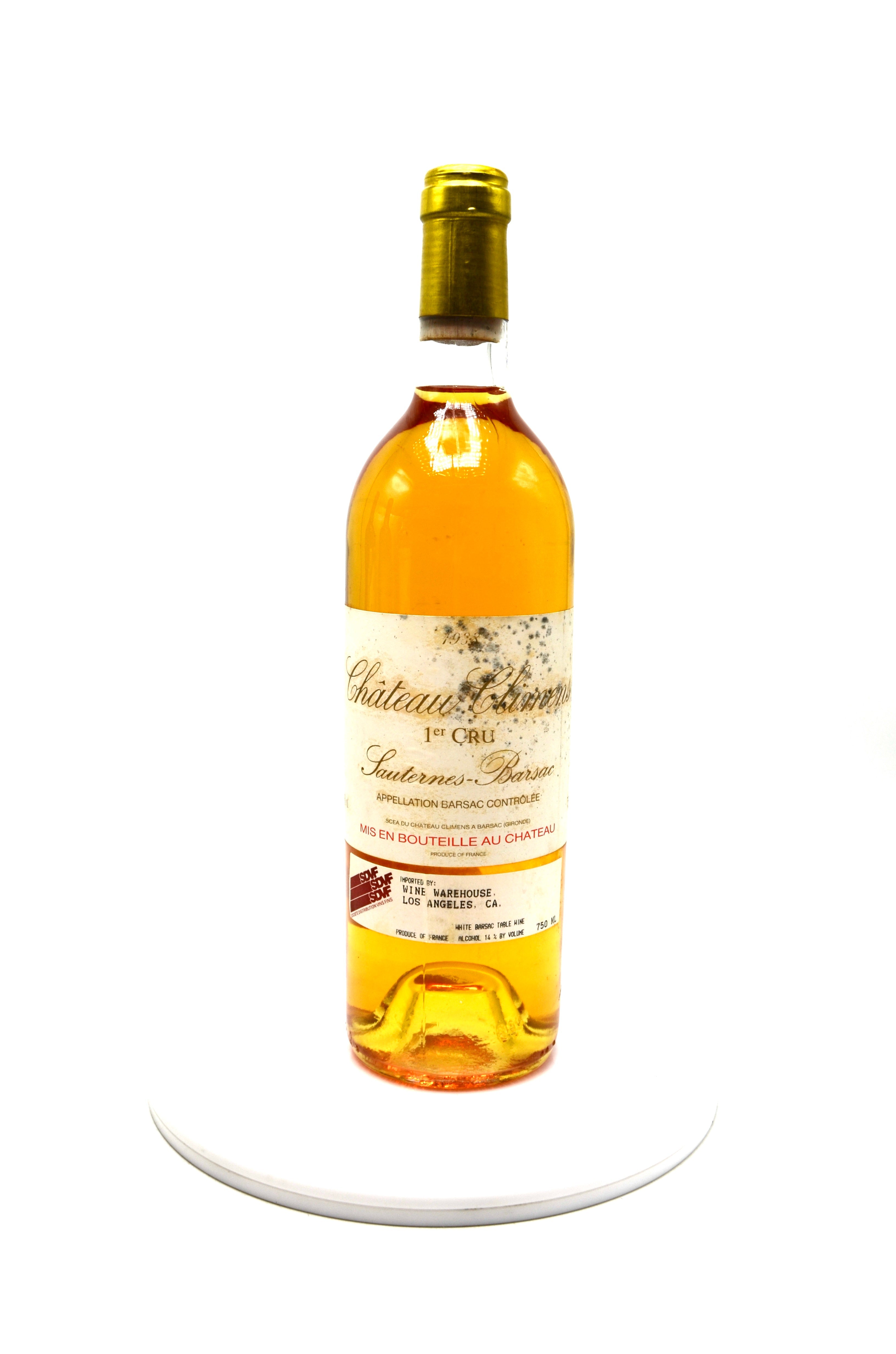 1988 Château Climens, Sauternes-Barsac