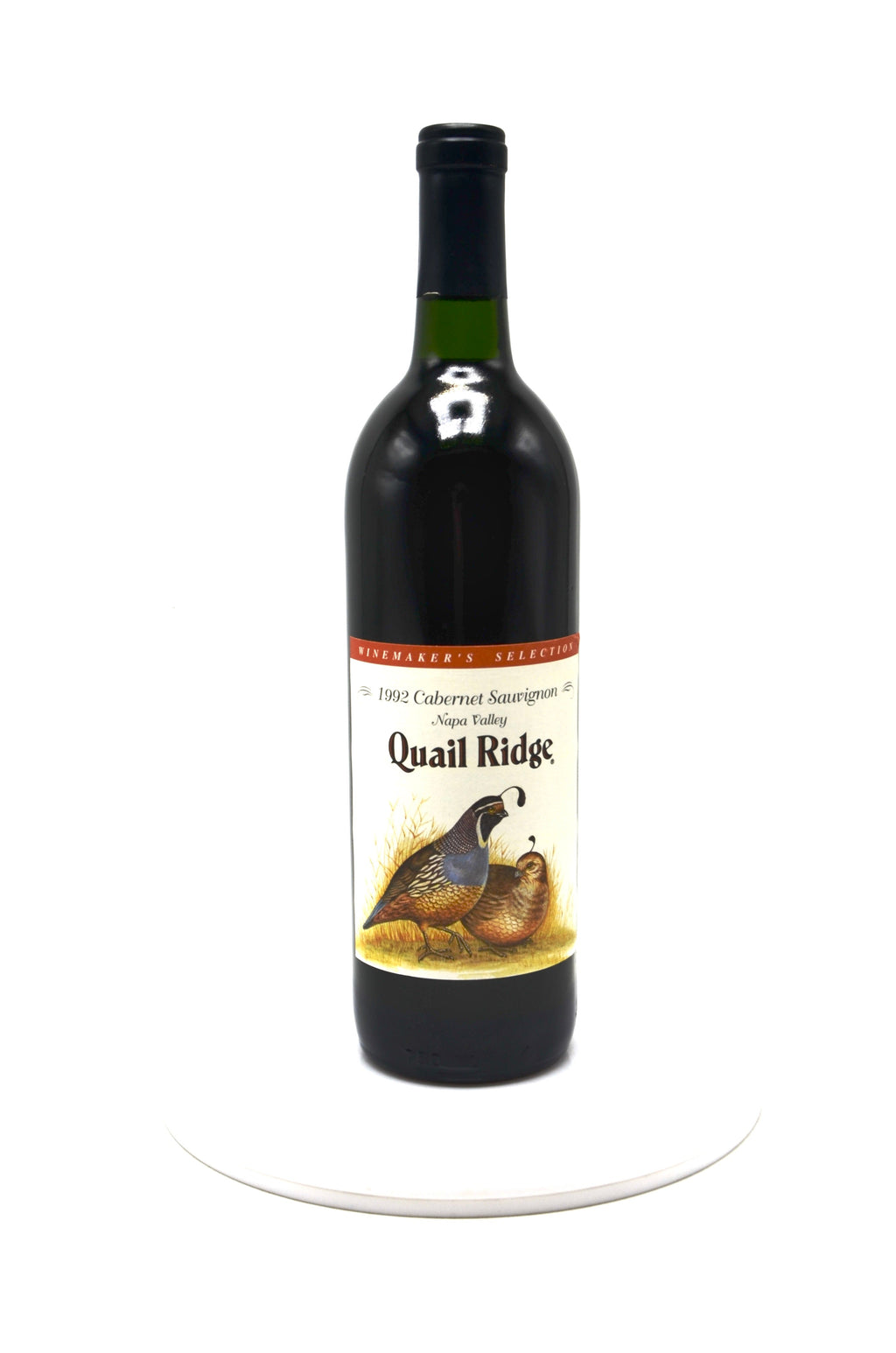 1992 Quail Ridge Cabernet Sauvignon, Oakville, Napa Valley